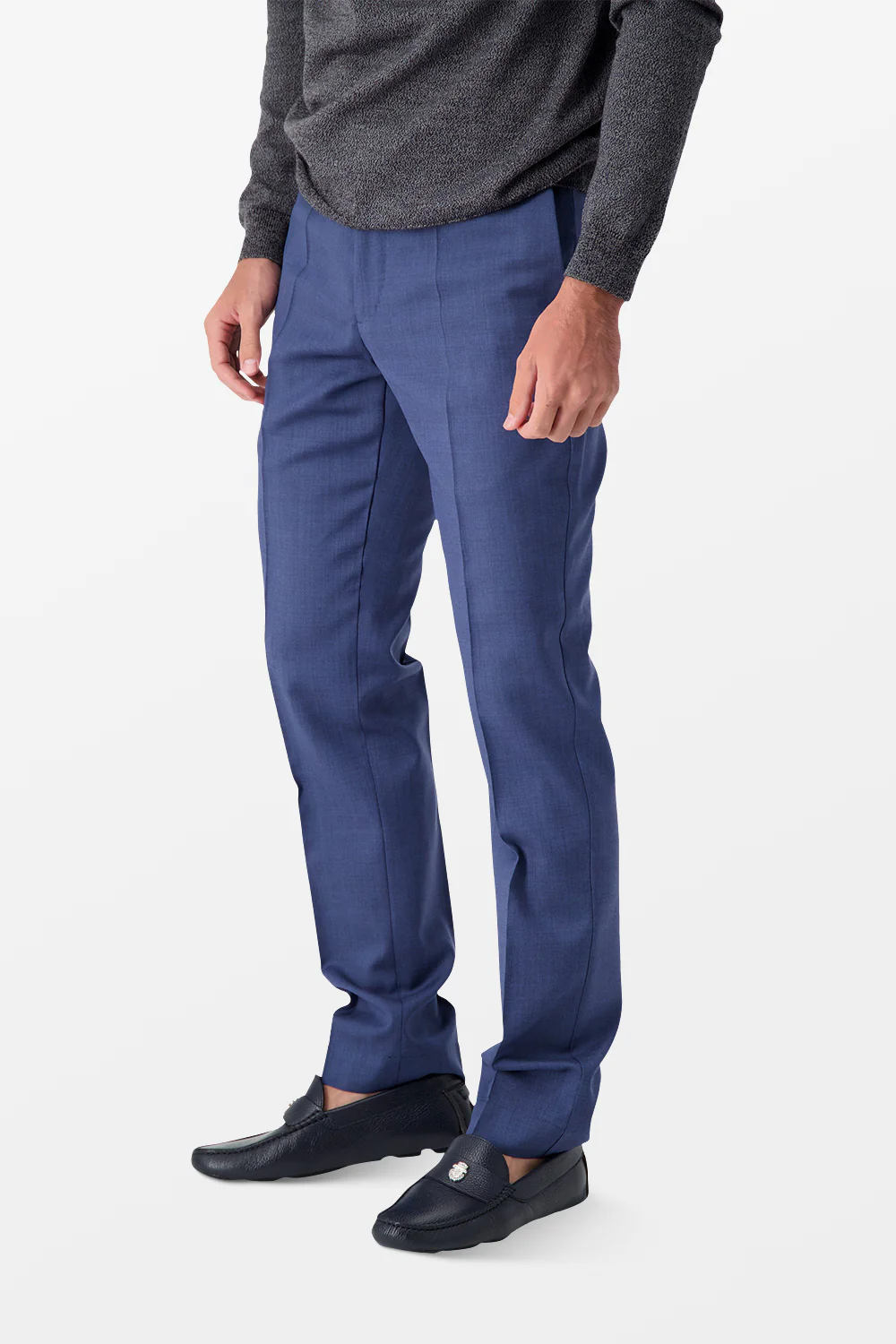 Incotex Blue Classic Trousers - Image 4