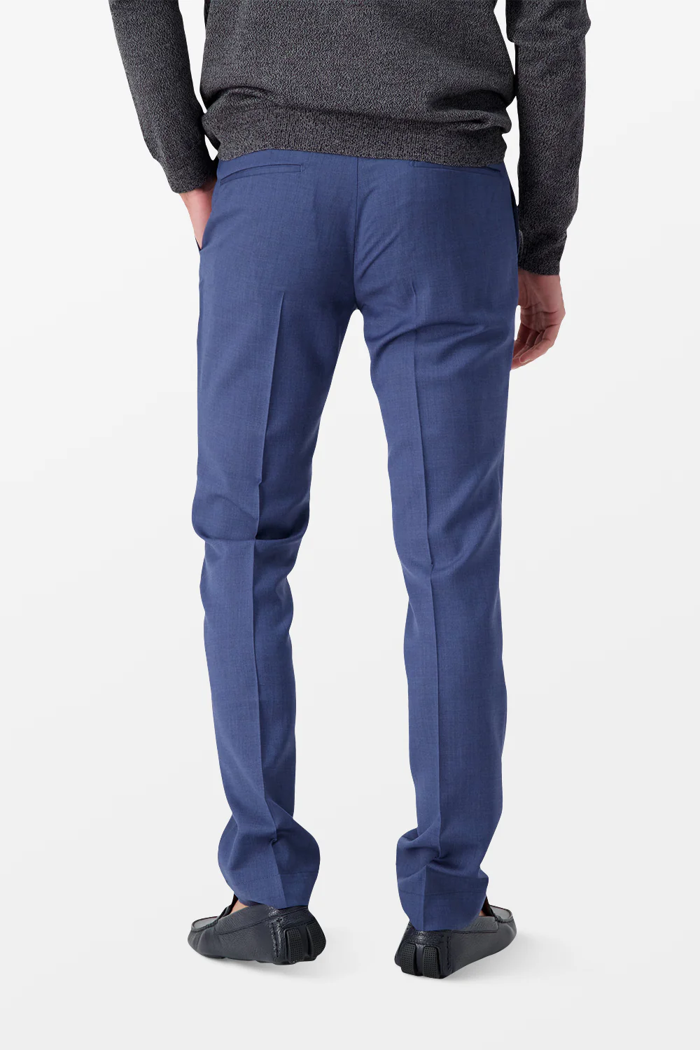 Incotex Blue Classic Trousers - Image 5