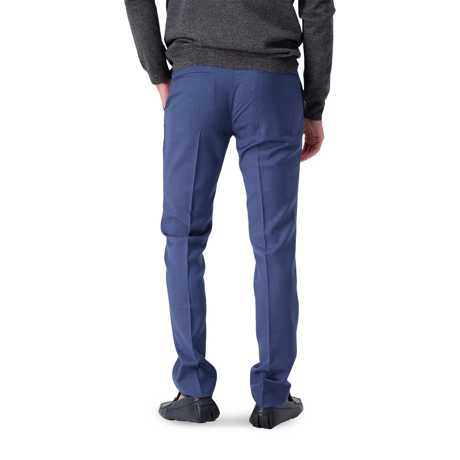 Incotex Blue Classic Trousers - Image 6