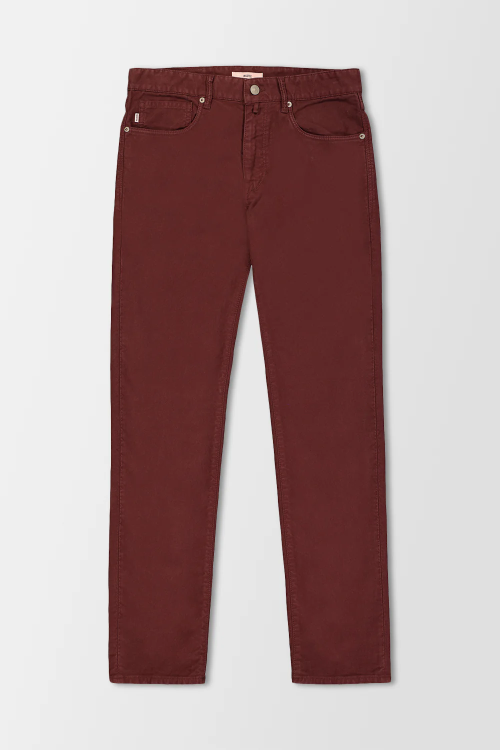 Incotex Burgundy Casual Trousers - Image 3