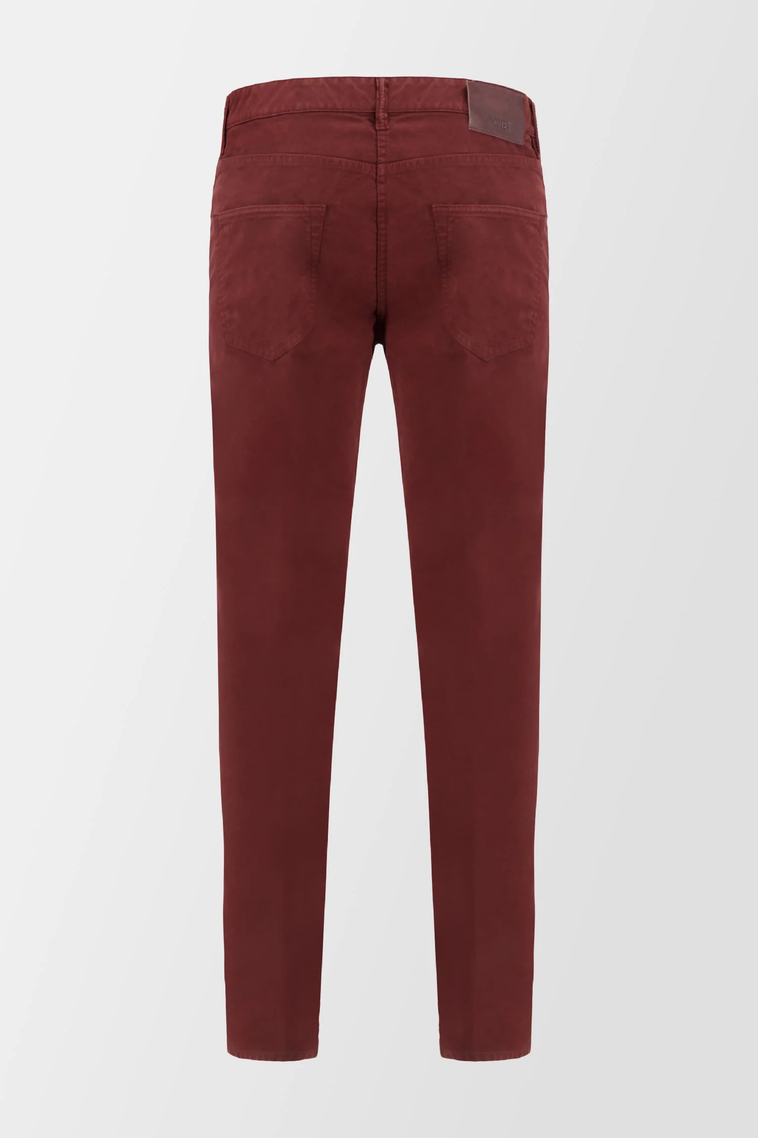 Incotex Burgundy Casual Trousers - Image 5