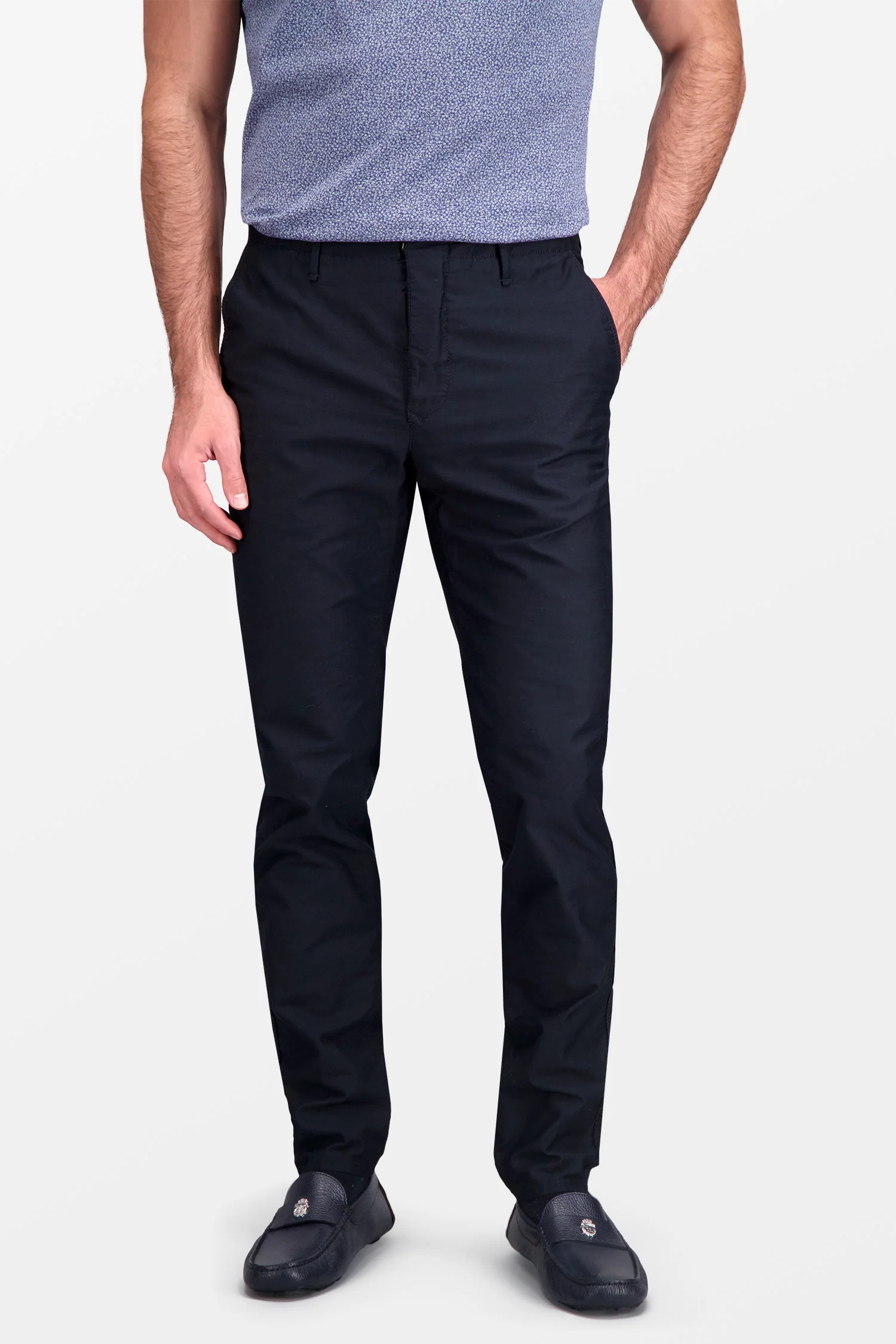 Incotex Dark Blue Trousers - Image 2