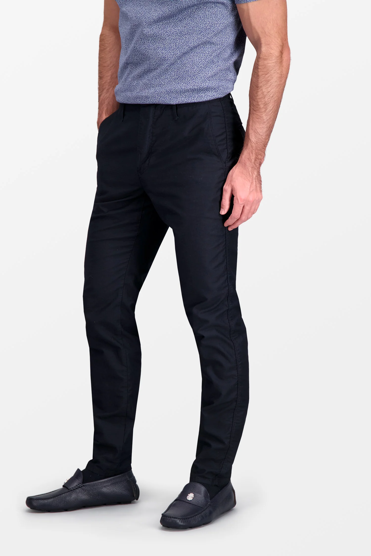 Incotex Dark Blue Trousers - Image 5
