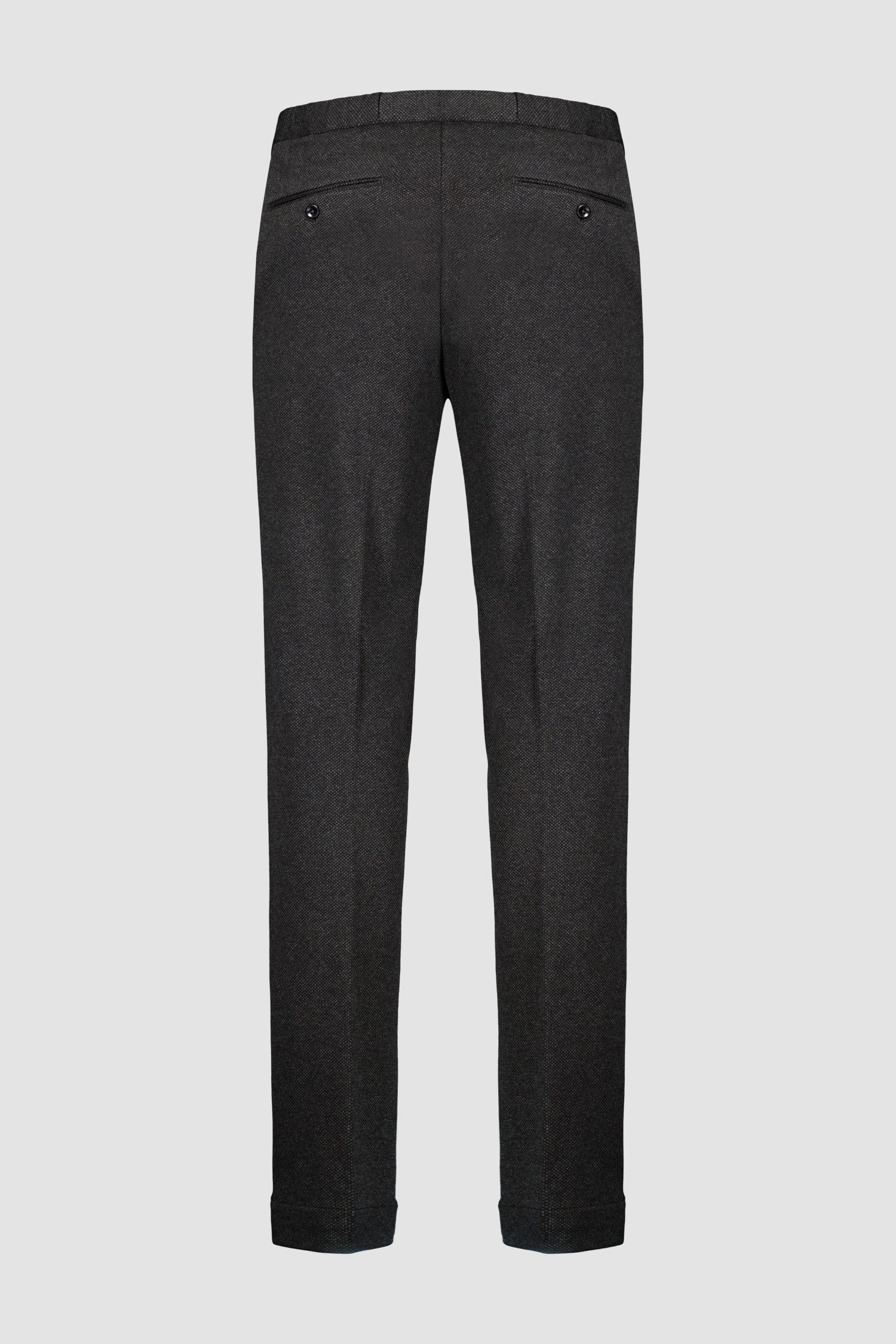 Incotex Dark Grey Knitted Trousers - Image 3