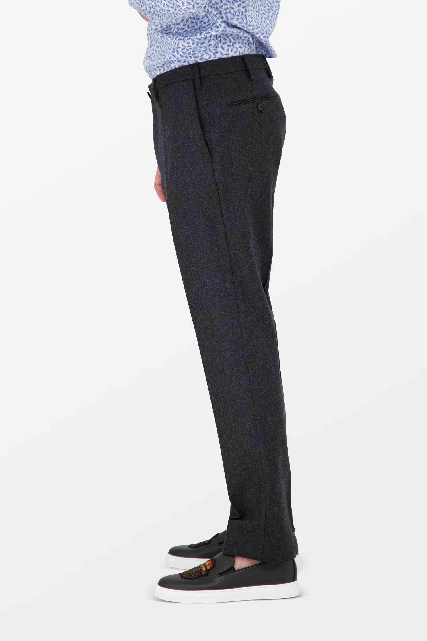 Incotex Dark Grey Trousers - Image 7