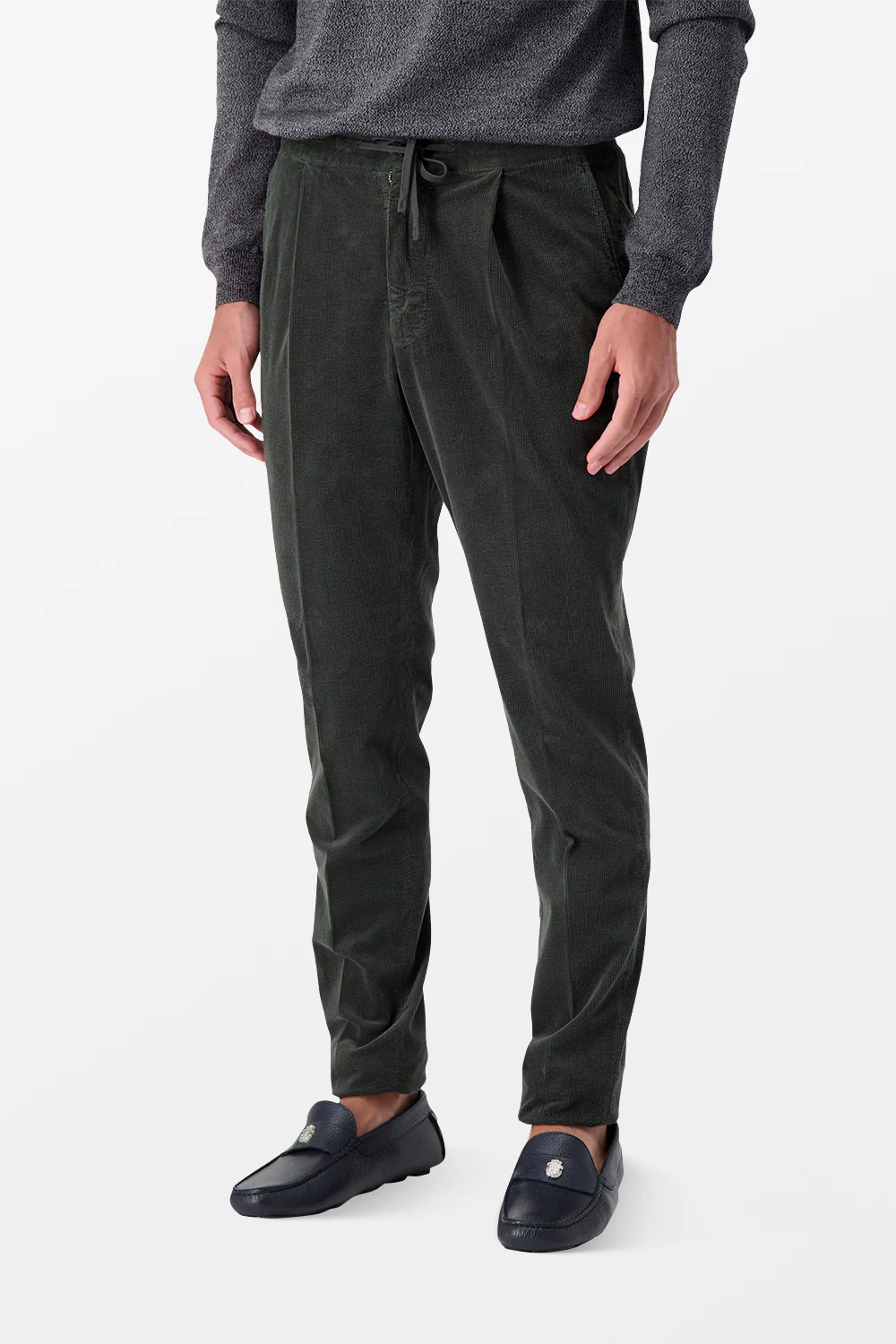 Incotex Grey Casual Trousers - Image 4