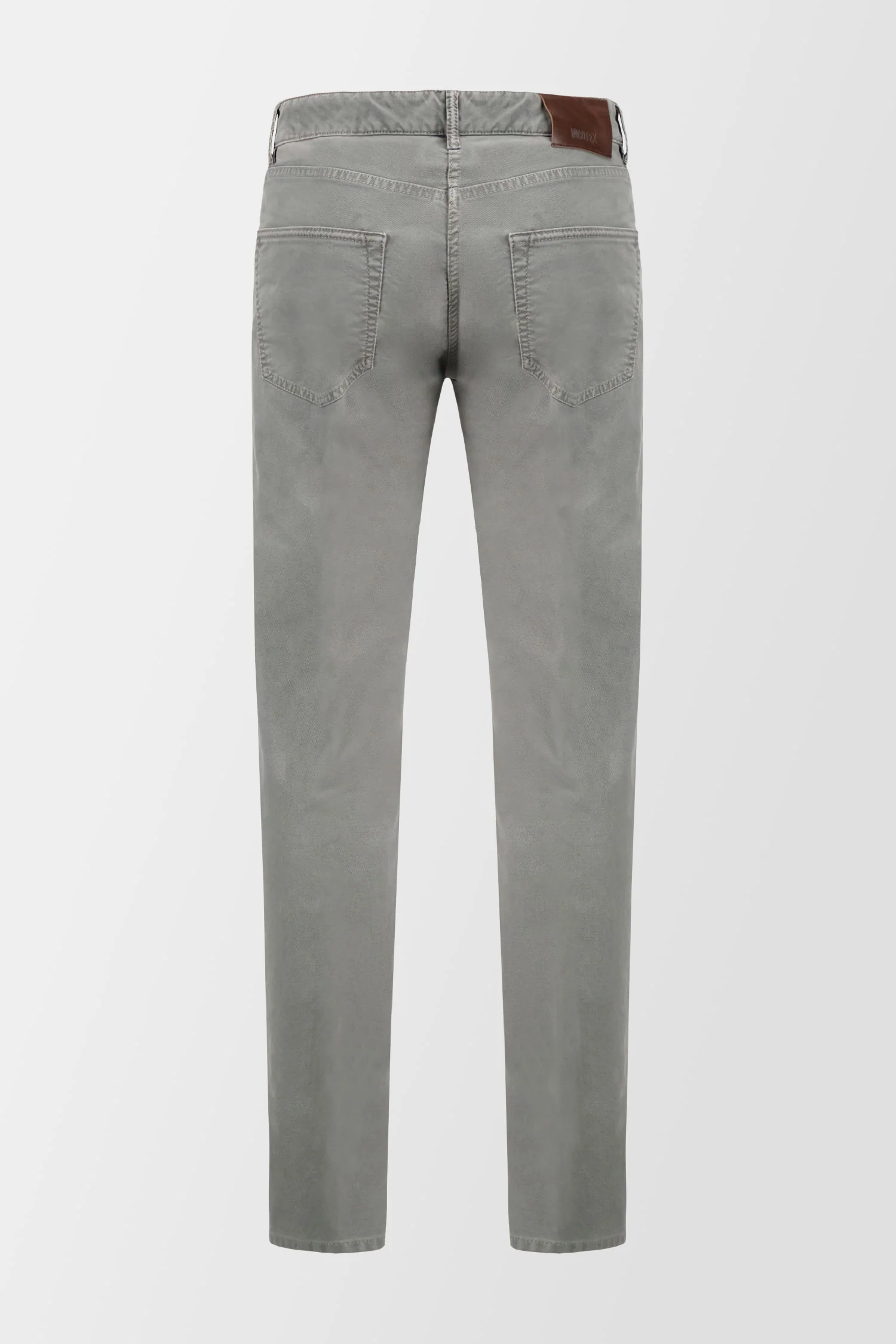Incotex Grey Casual Trousers - Image 3
