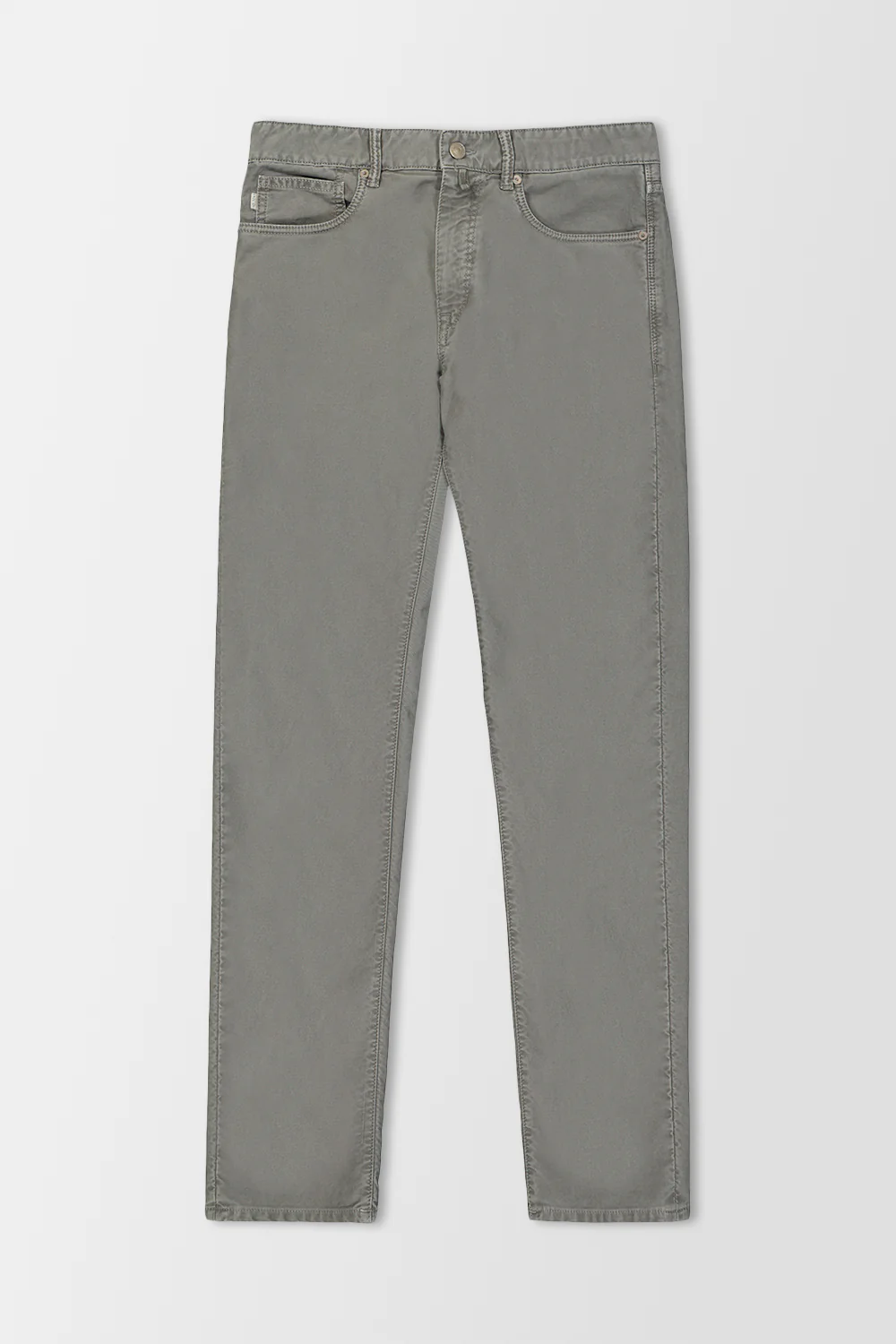 Incotex Grey Casual Trousers - Image 4
