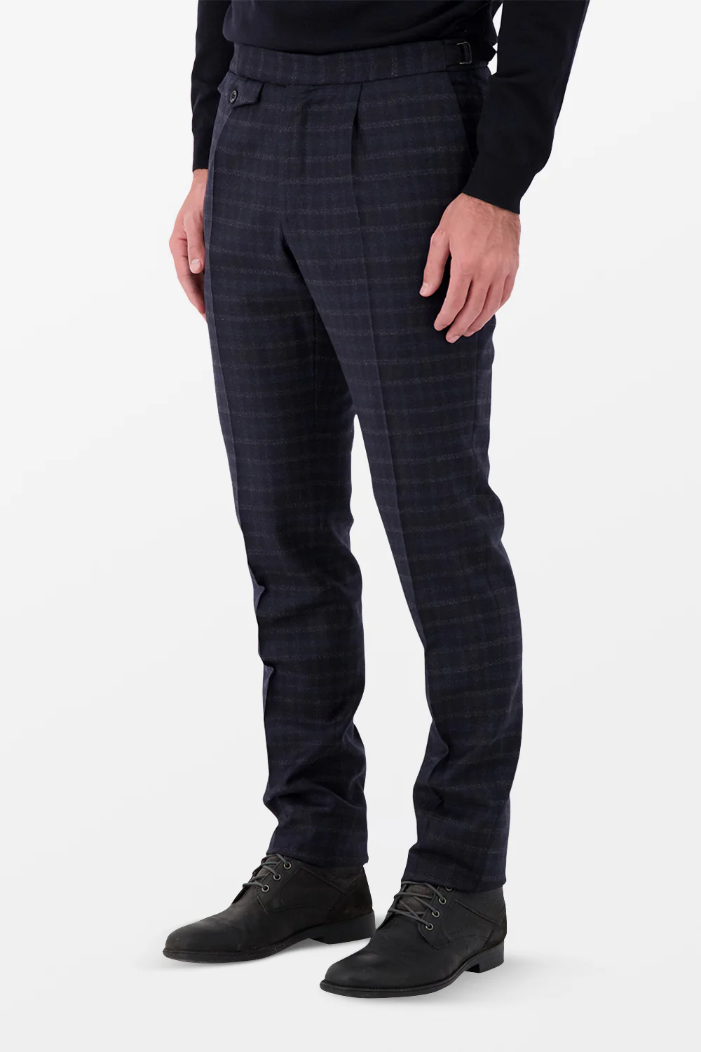 Incotex Blue Classic Trousers - Image 2
