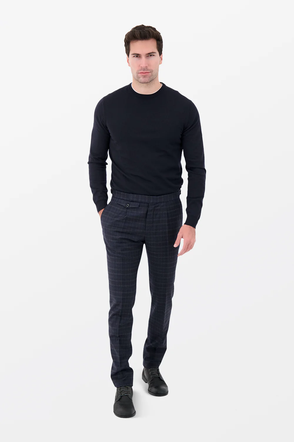 Incotex Blue Classic Trousers - Image 6