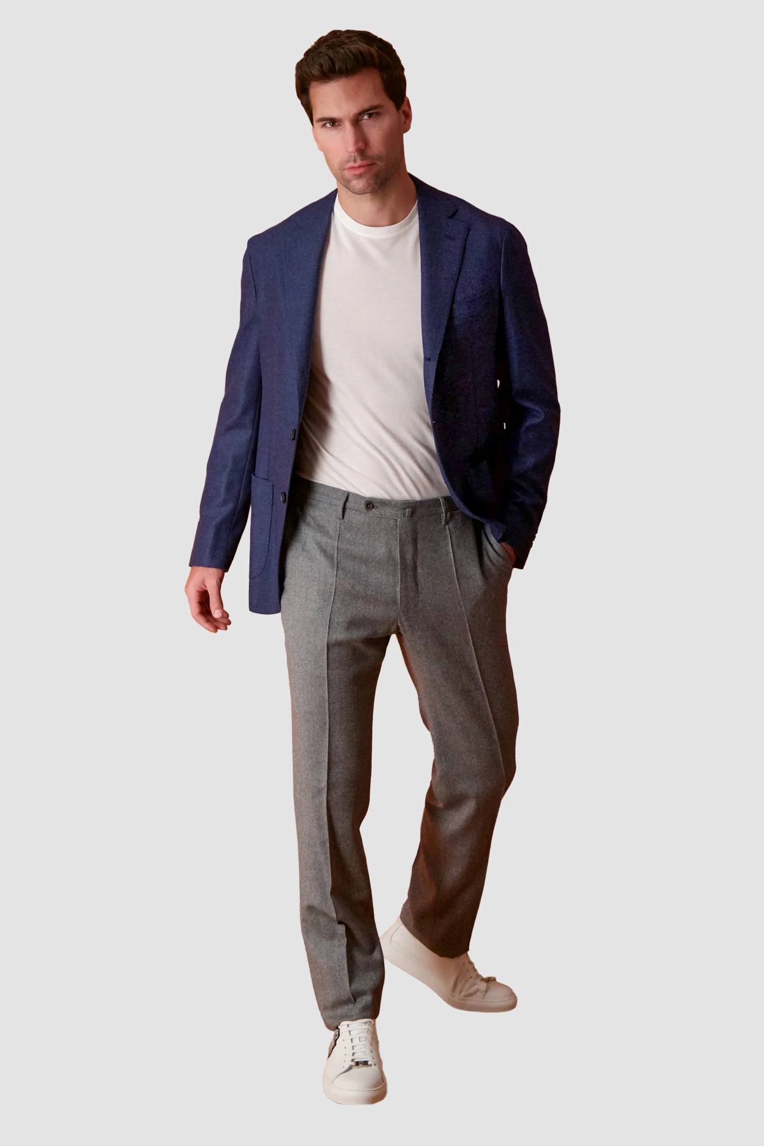 Incotex Grey Mito Trousers - Image 2