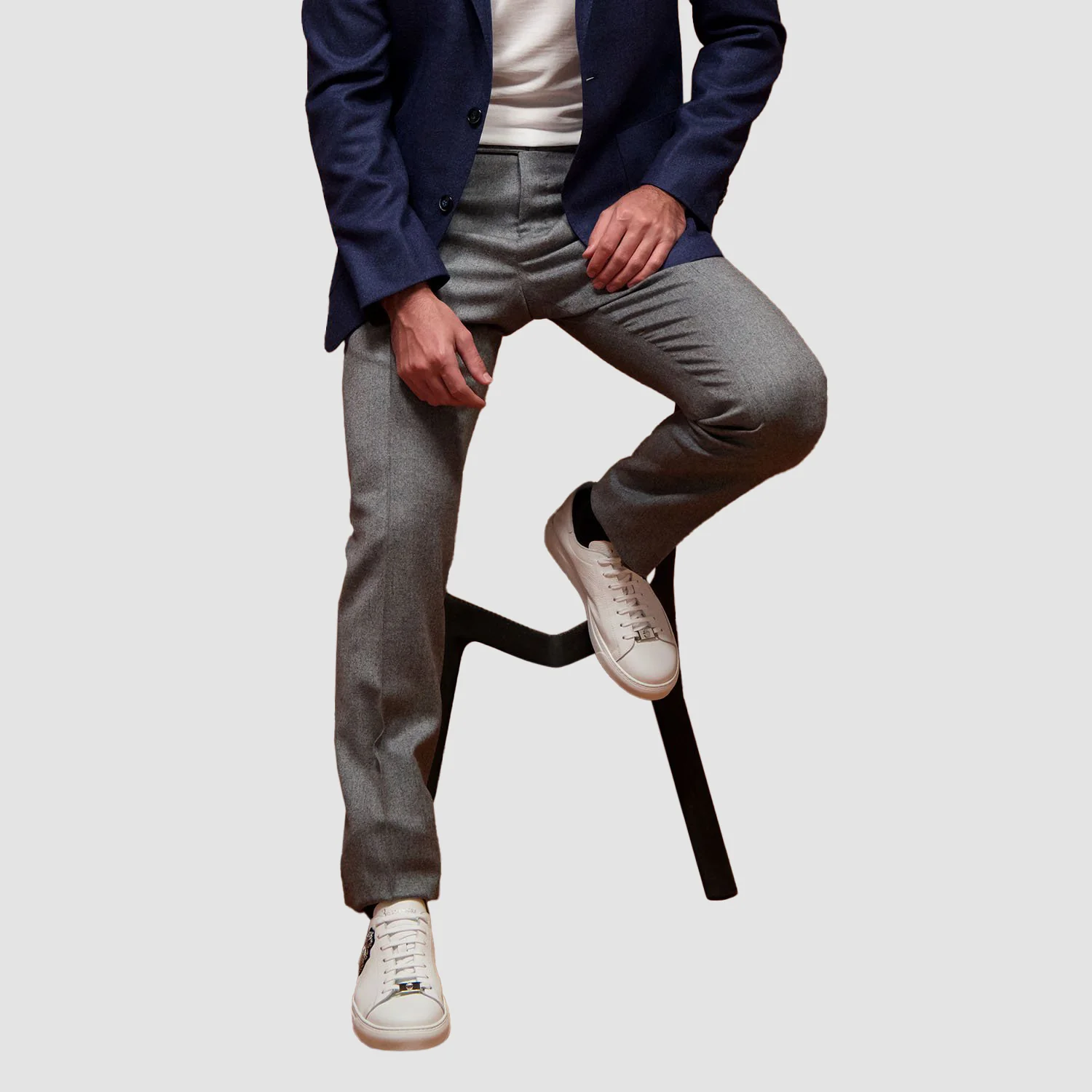 Incotex Grey Mito Trousers - Image 6