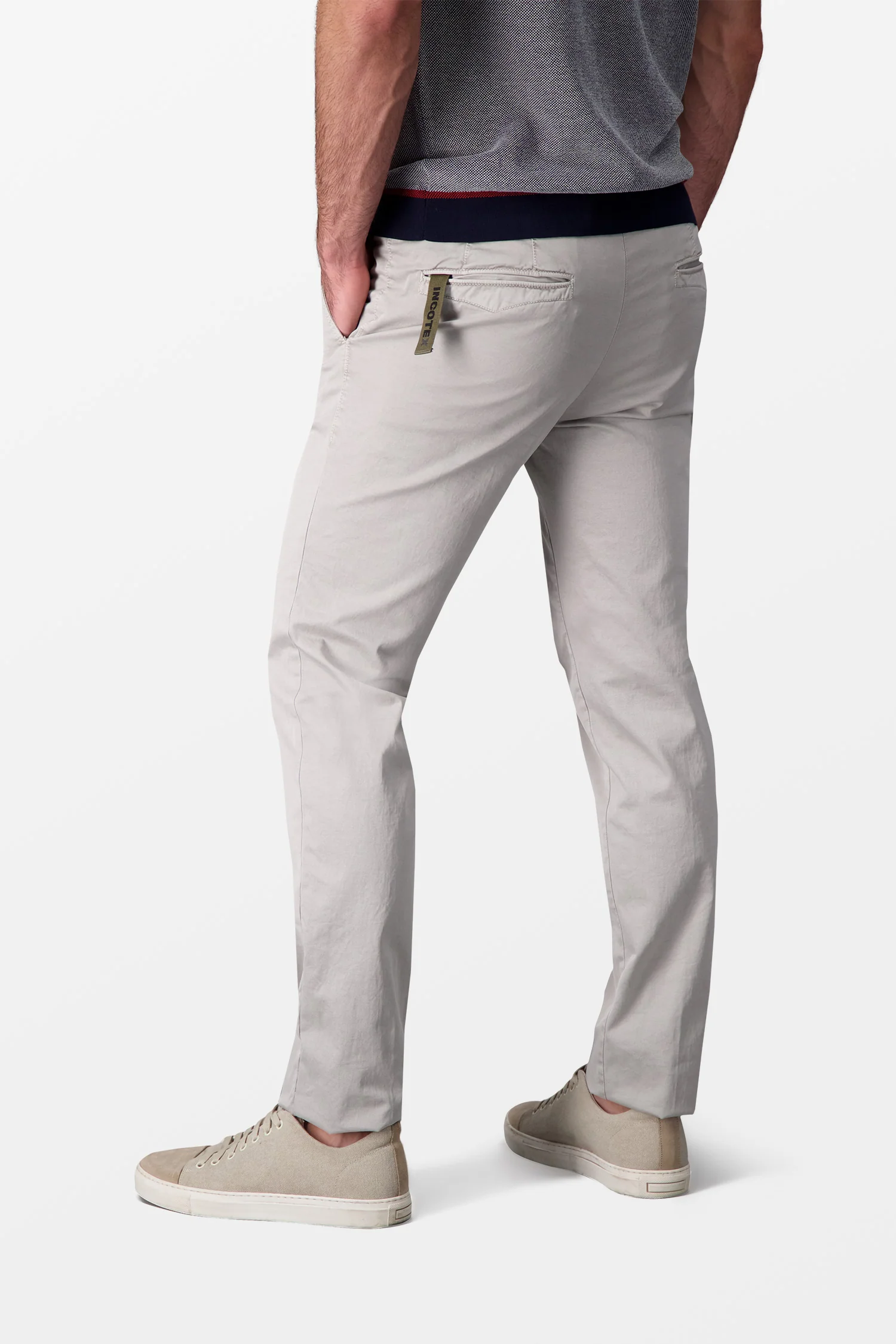 Incotex Grey Trousers - Image 2
