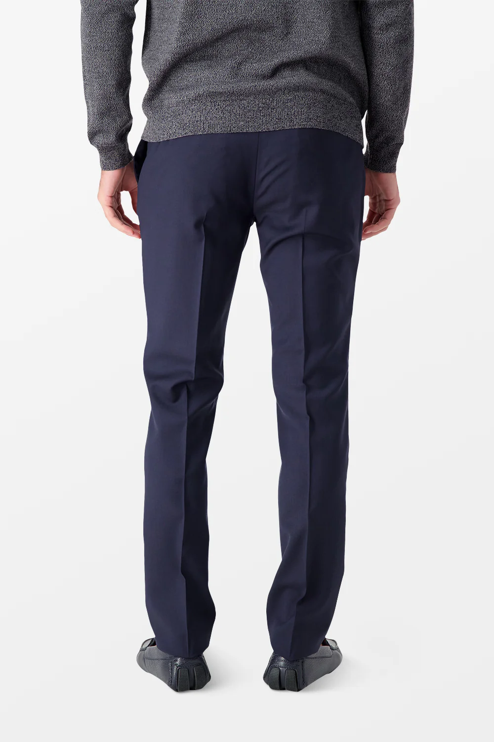 Incotex Navy Classic Trousers - Image 7