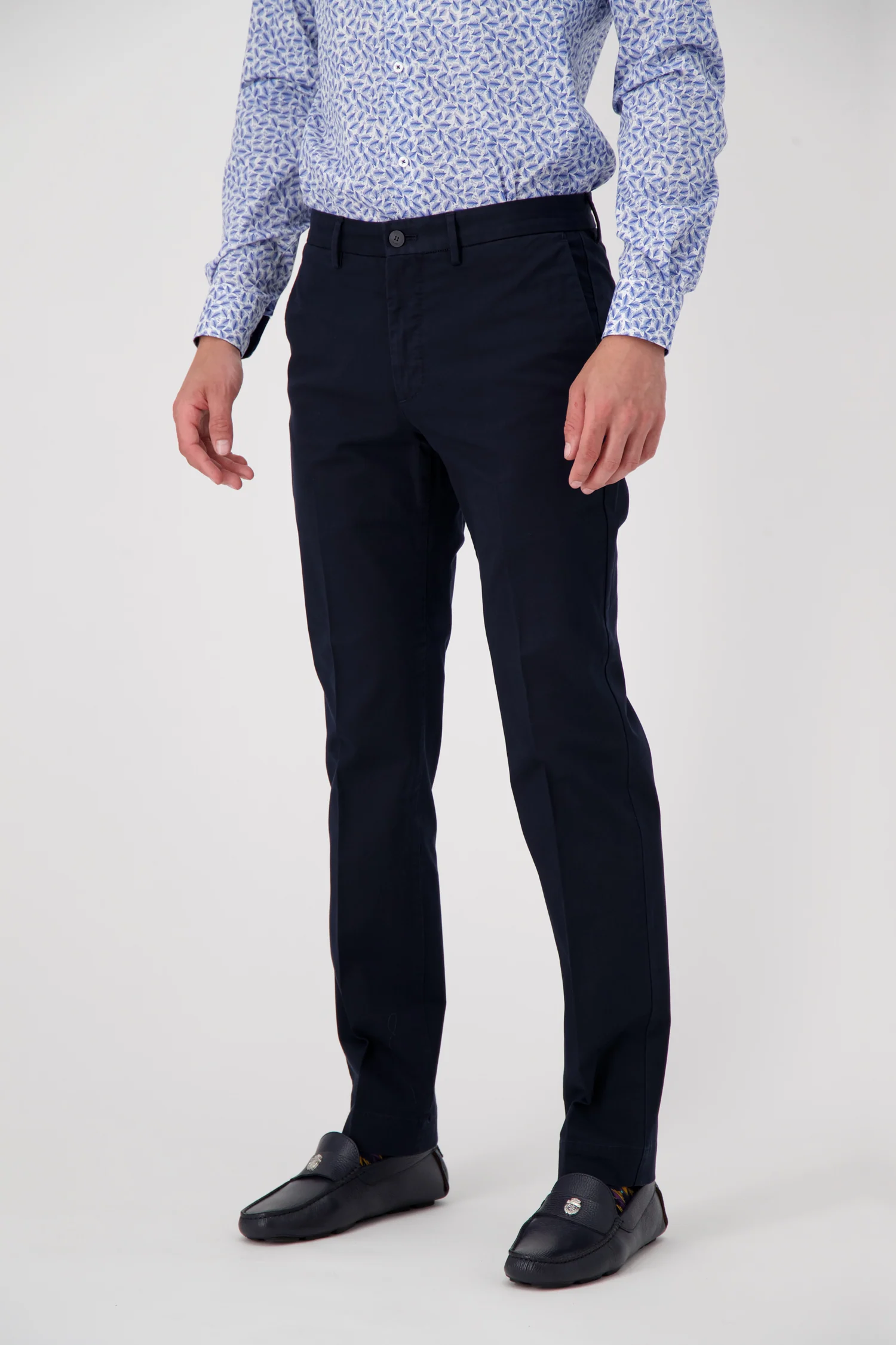 Incotex Navy Trousers - Image 6