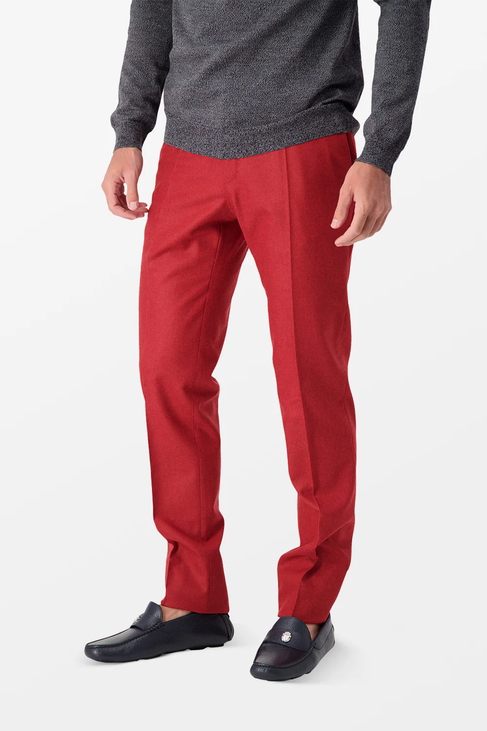 Incotex Red Classic Trousers - Image 4
