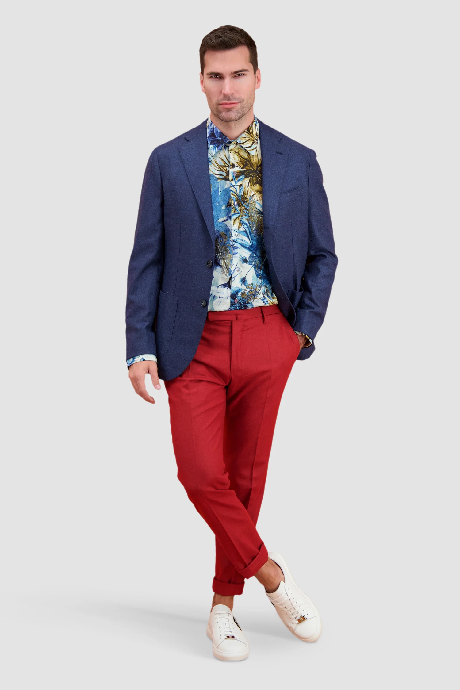 Incotex Red Classic Trousers - Image 6
