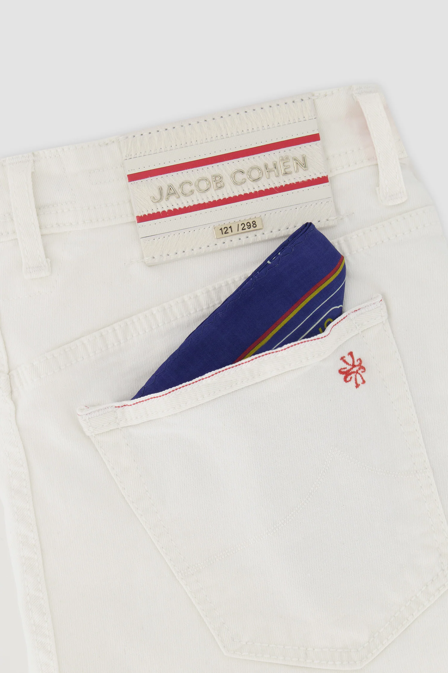 Jacob Cohen White Bard Limited Edition Jeans - Image 3