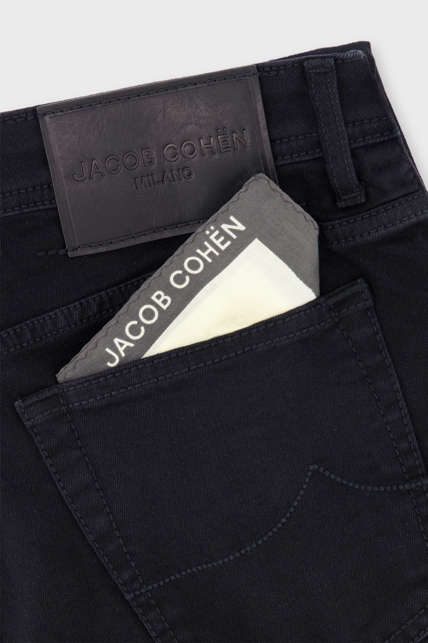 Jacob Cohen Black Slim Fit Bard Jeans - Image 5
