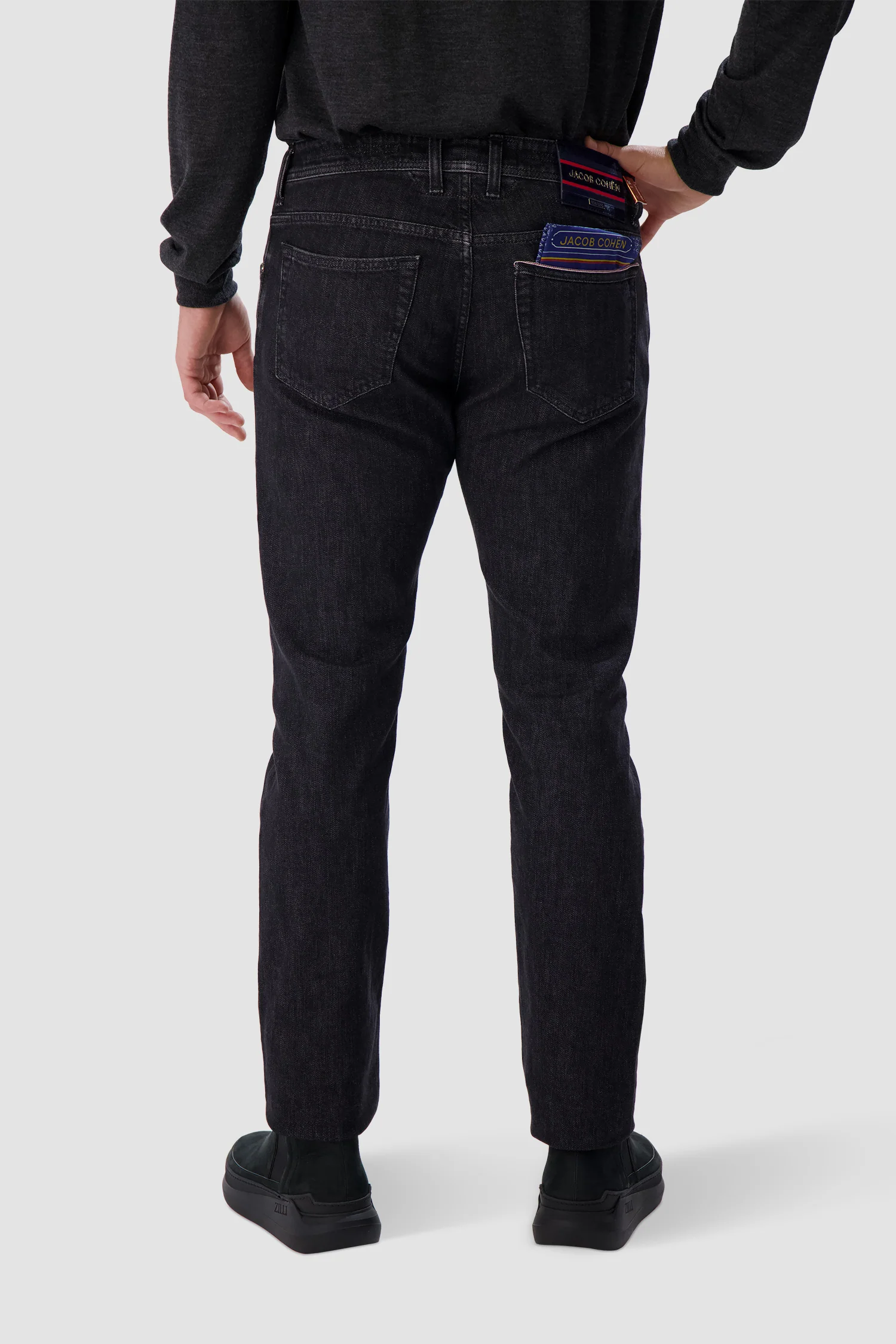 Jacob Cohen Black Slim Fit Bard Limited Edition Jeans - Image 4