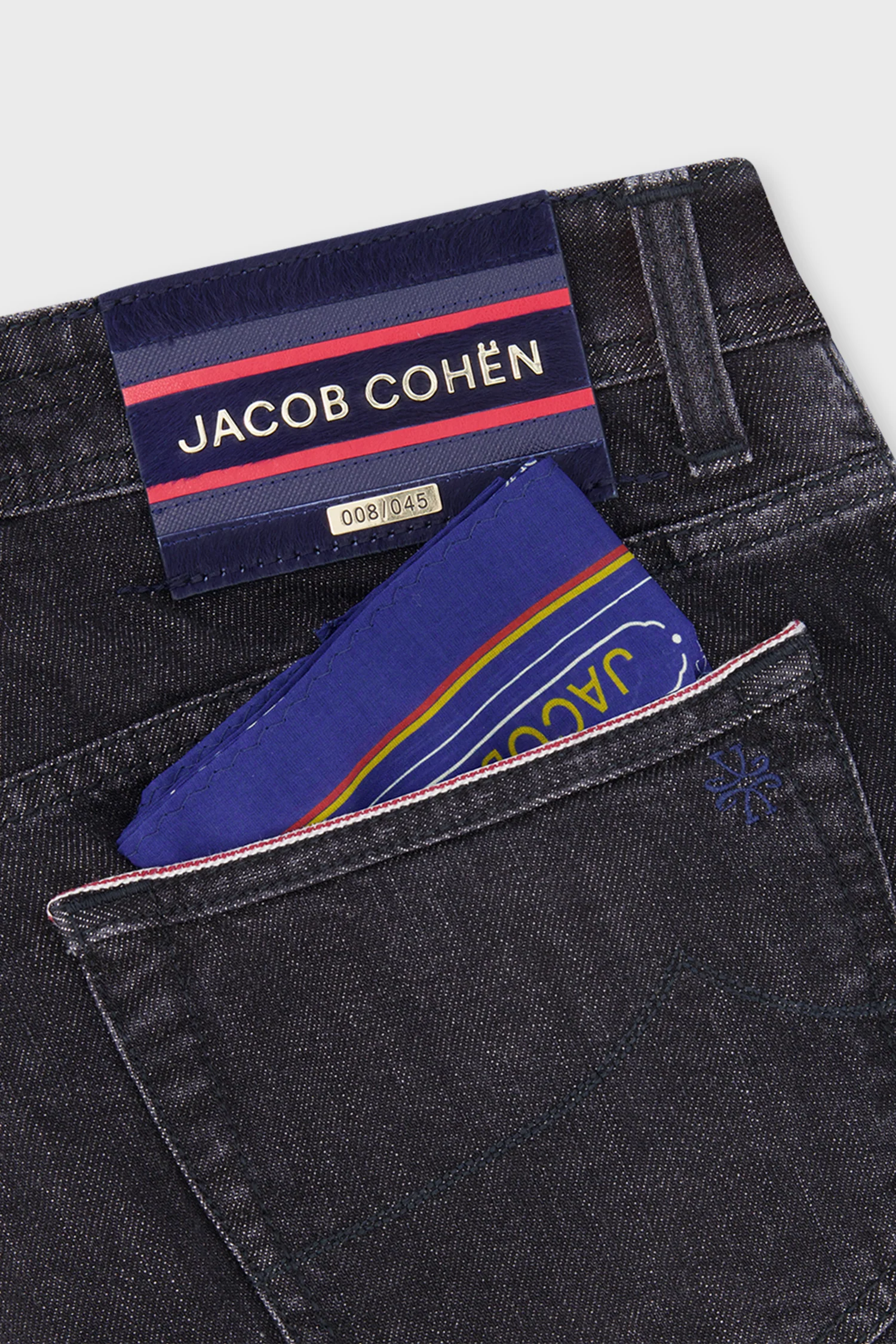 Jacob Cohen Black Slim Fit Bard Limited Edition Jeans - Image 5