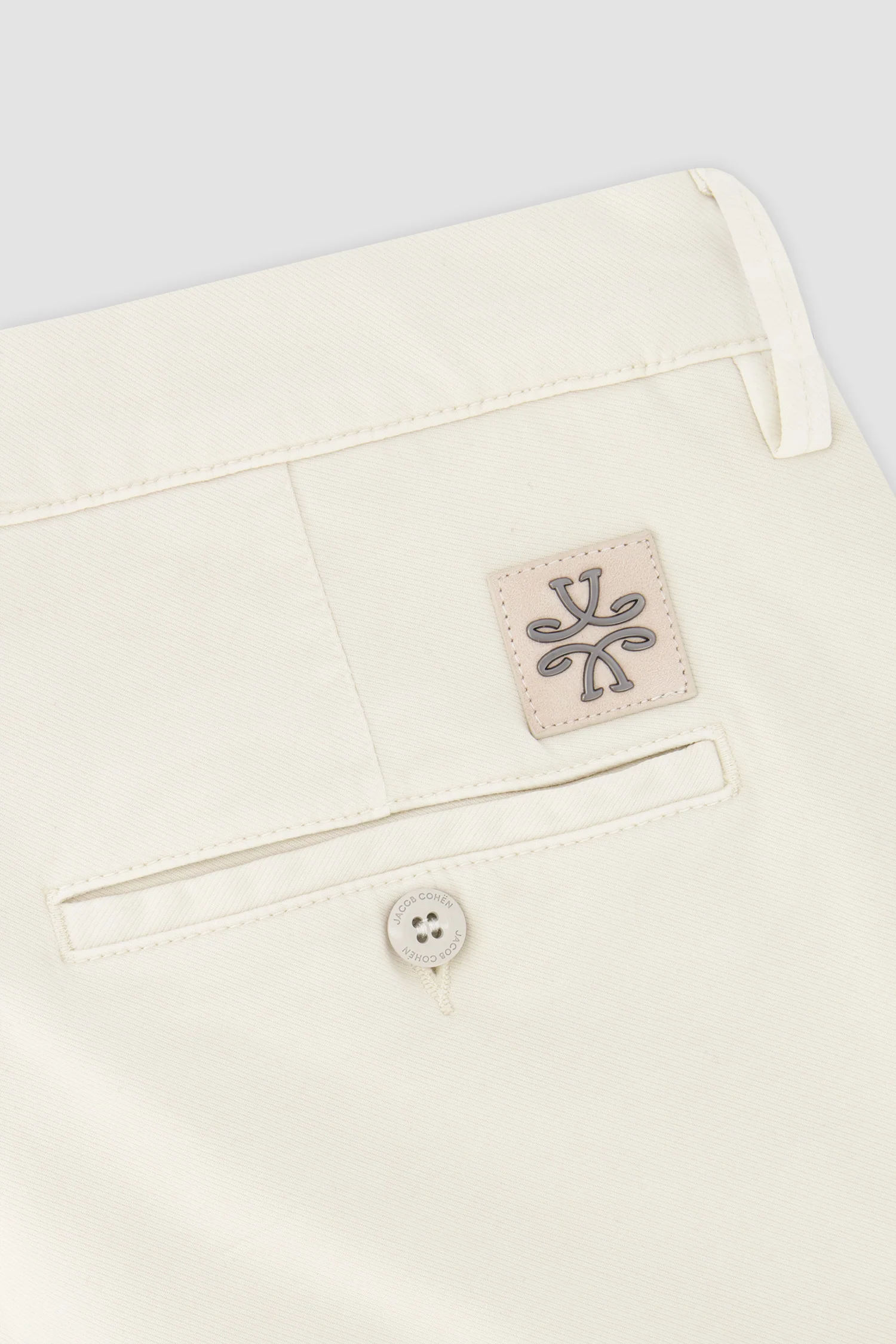 Jacob Cohen Off-White Bobby Trousers - Image 3