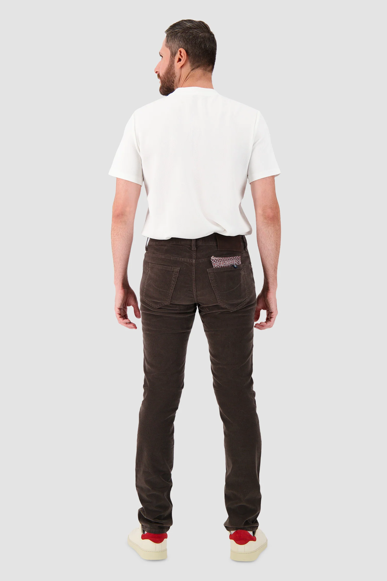 Jacob Cohen Brown Bard Corduroy Trousers - Image 5