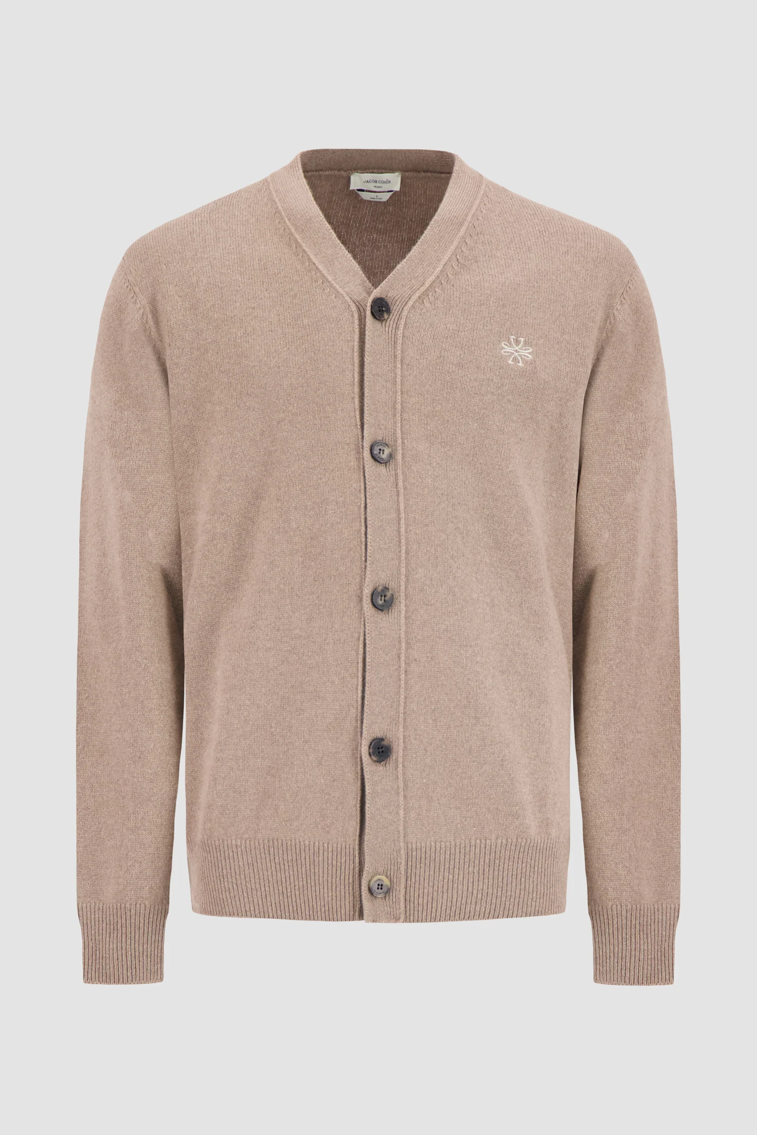 Jacob Cohen Camel Lana Cashmere Cardigan