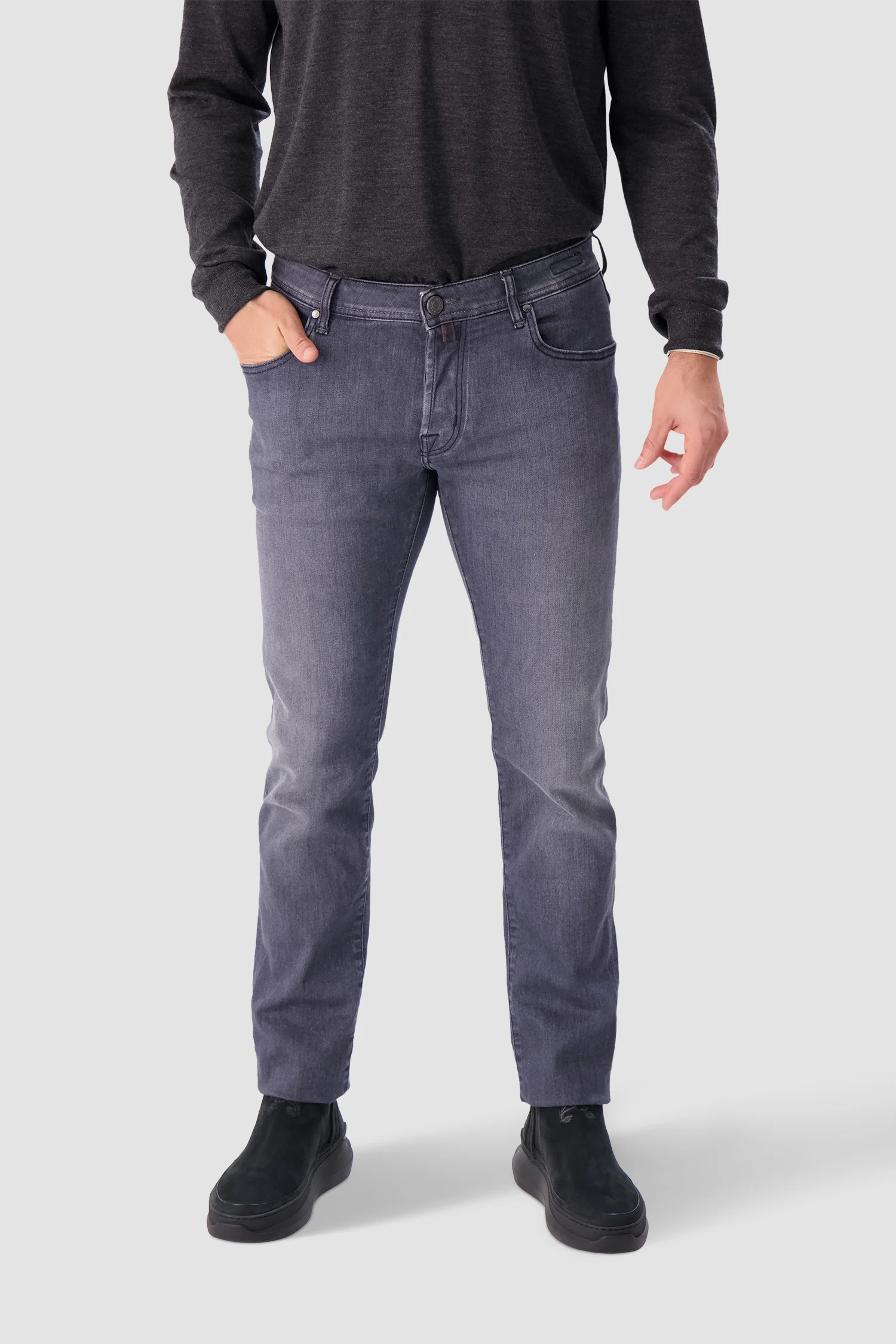 Jacob Cohen Grey Slim Fit Nick Jeans - Image 3