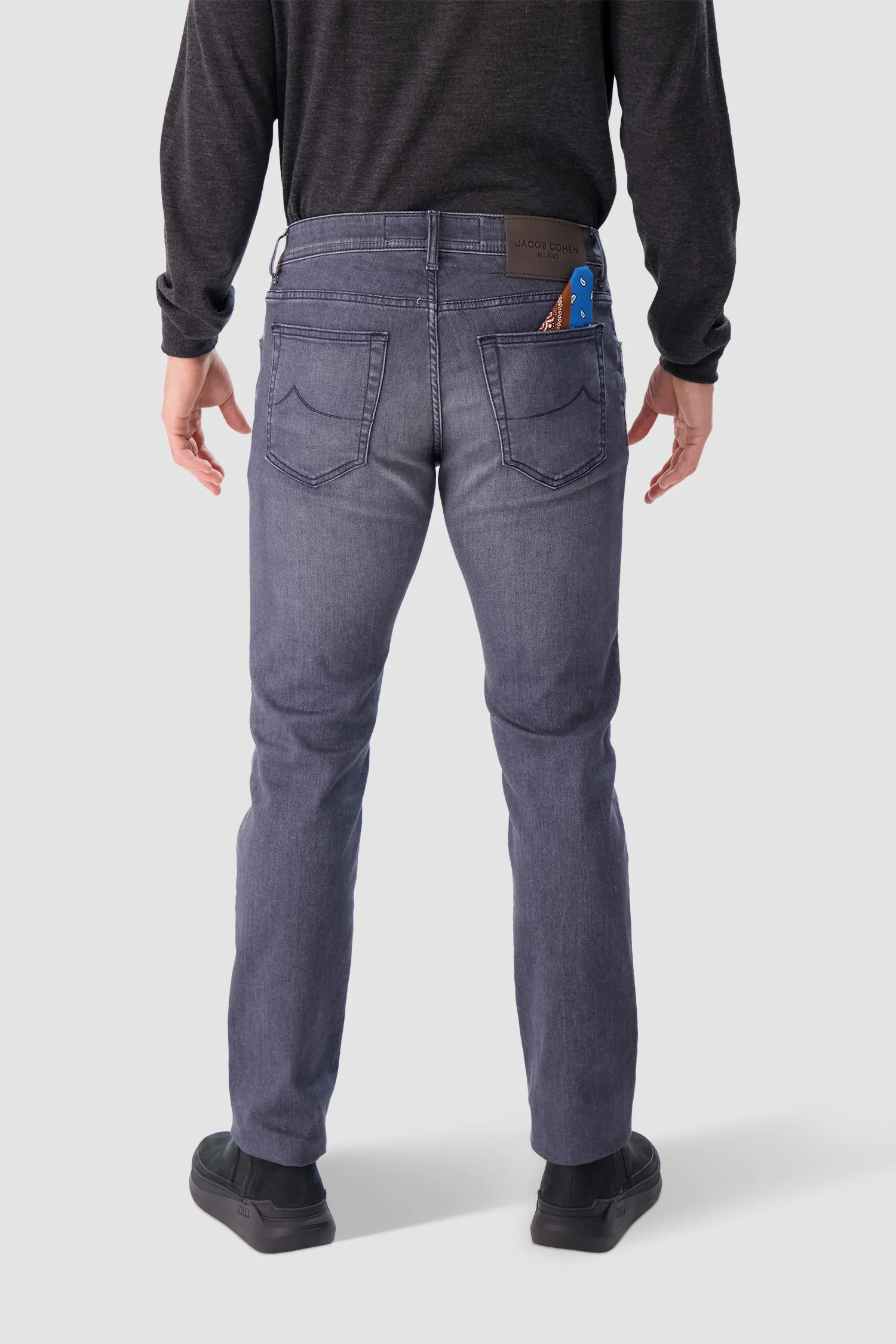 Jacob Cohen Grey Slim Fit Nick Jeans - Image 4