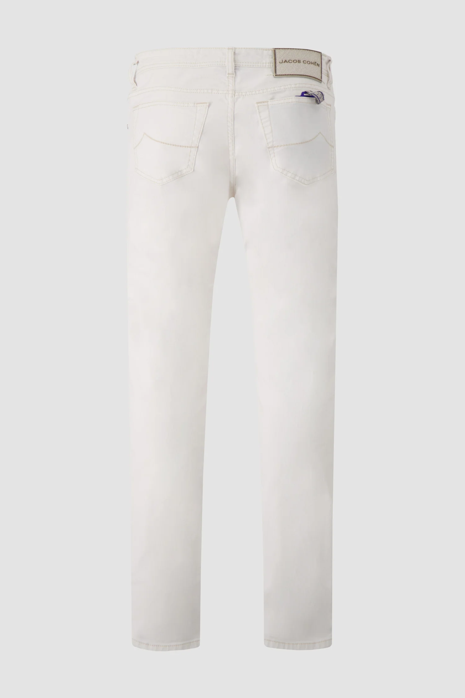 Jacob Cohen Slim Fit White Bard Operato Jeans - Image 2