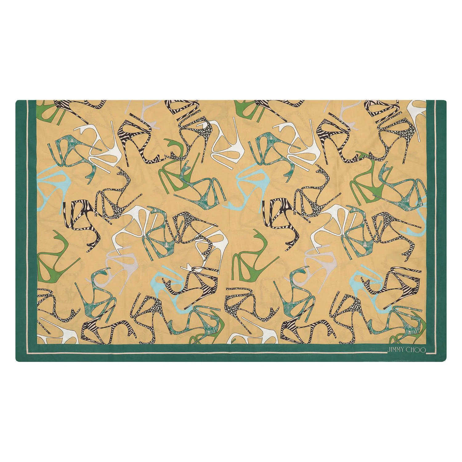 Jimmy Choo Green Shawl - Image 4
