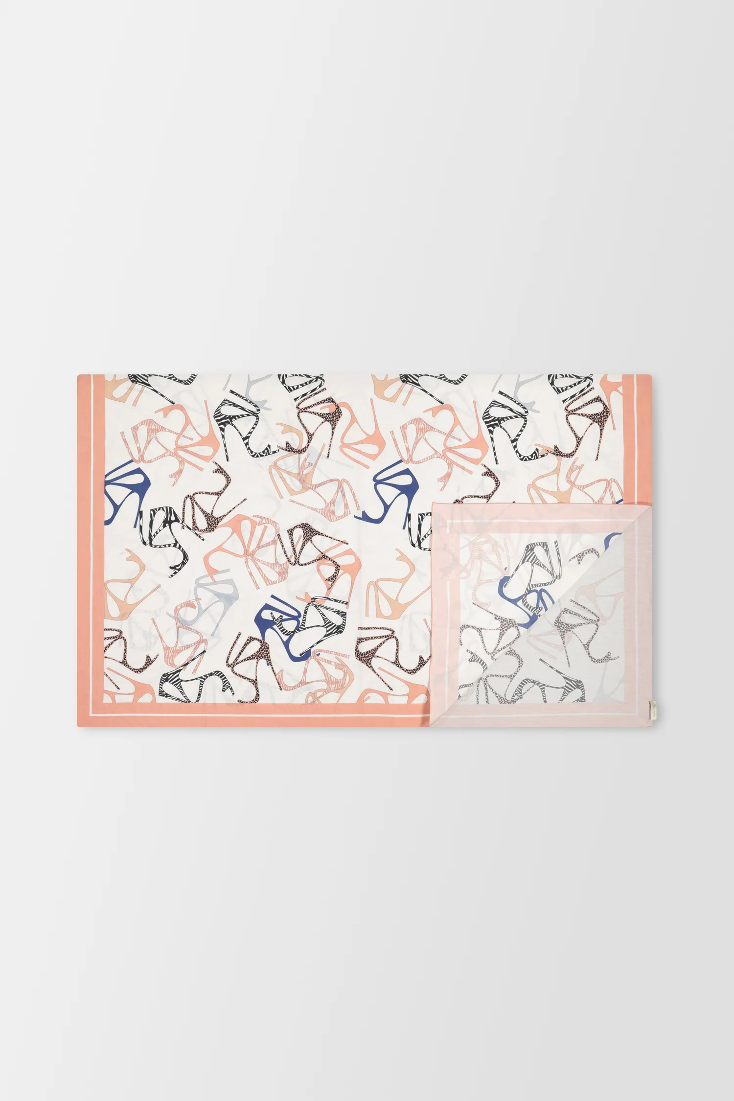 Jimmy Choo Pink Silk Shawl - Image 3