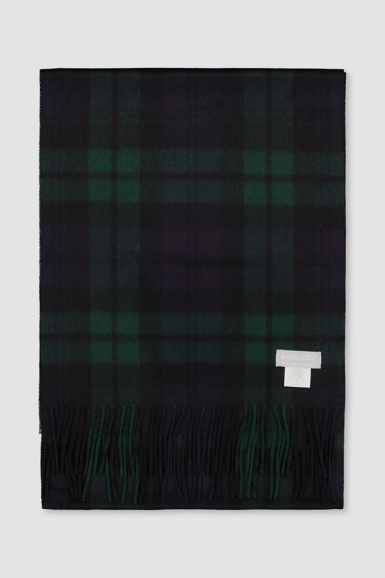 Joshua Ellis Blackwatch Modern Tartan and Plaid Scarf - Image 2