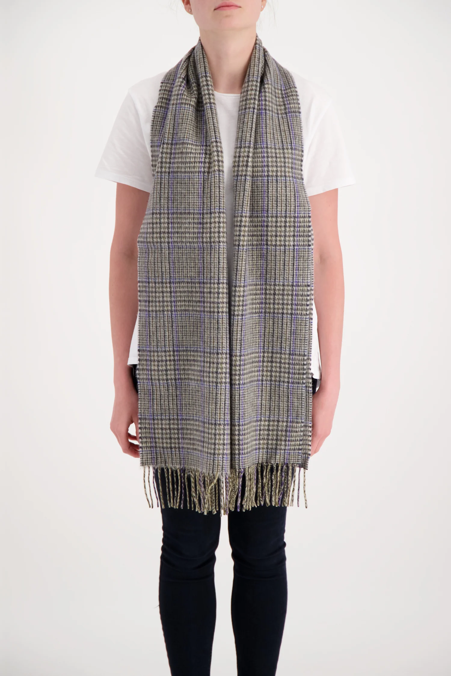 Joshua Ellis Glen Check Scarf - Image 2
