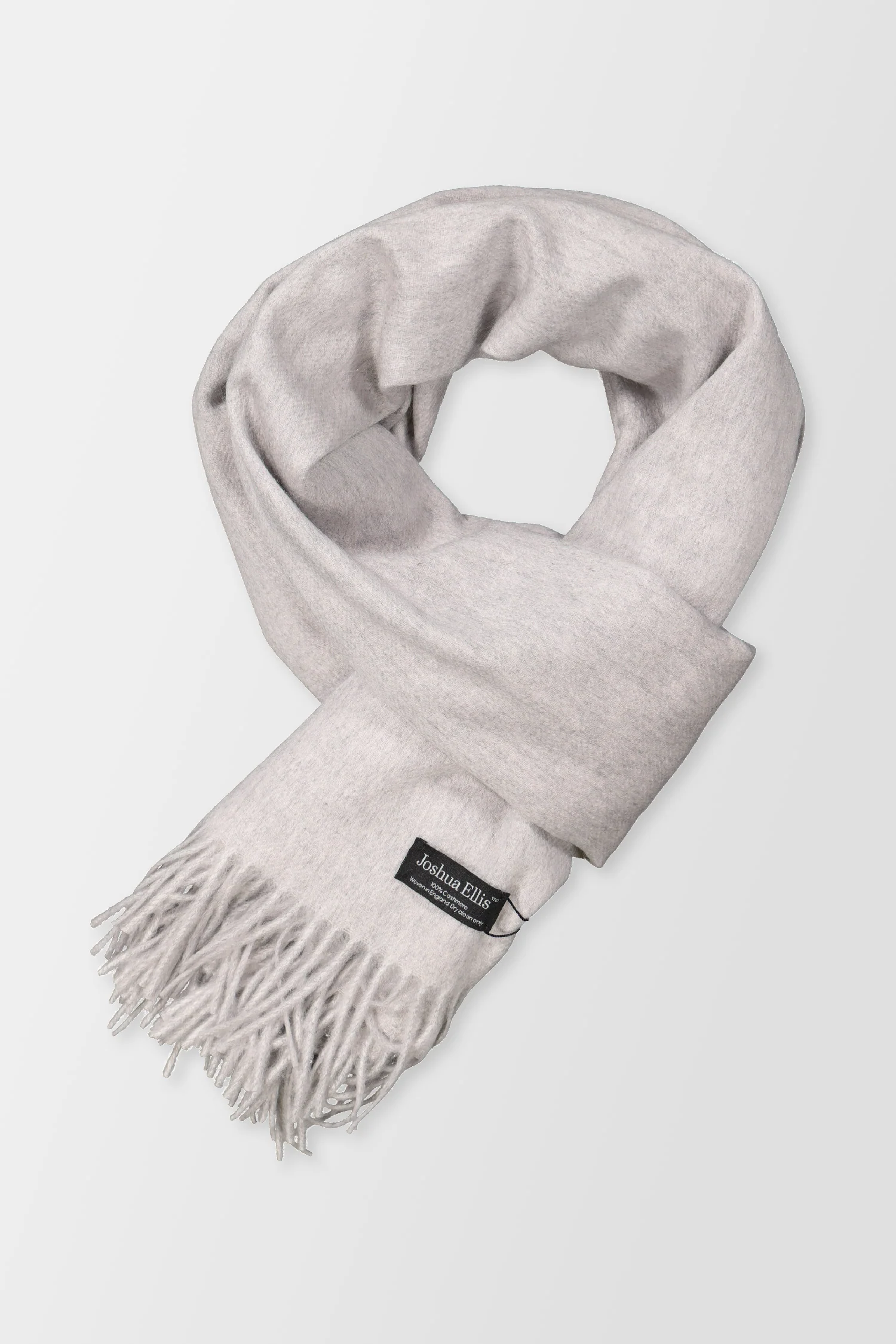 Joshua Ellis Grey Classic Ripple Stole - Image 2