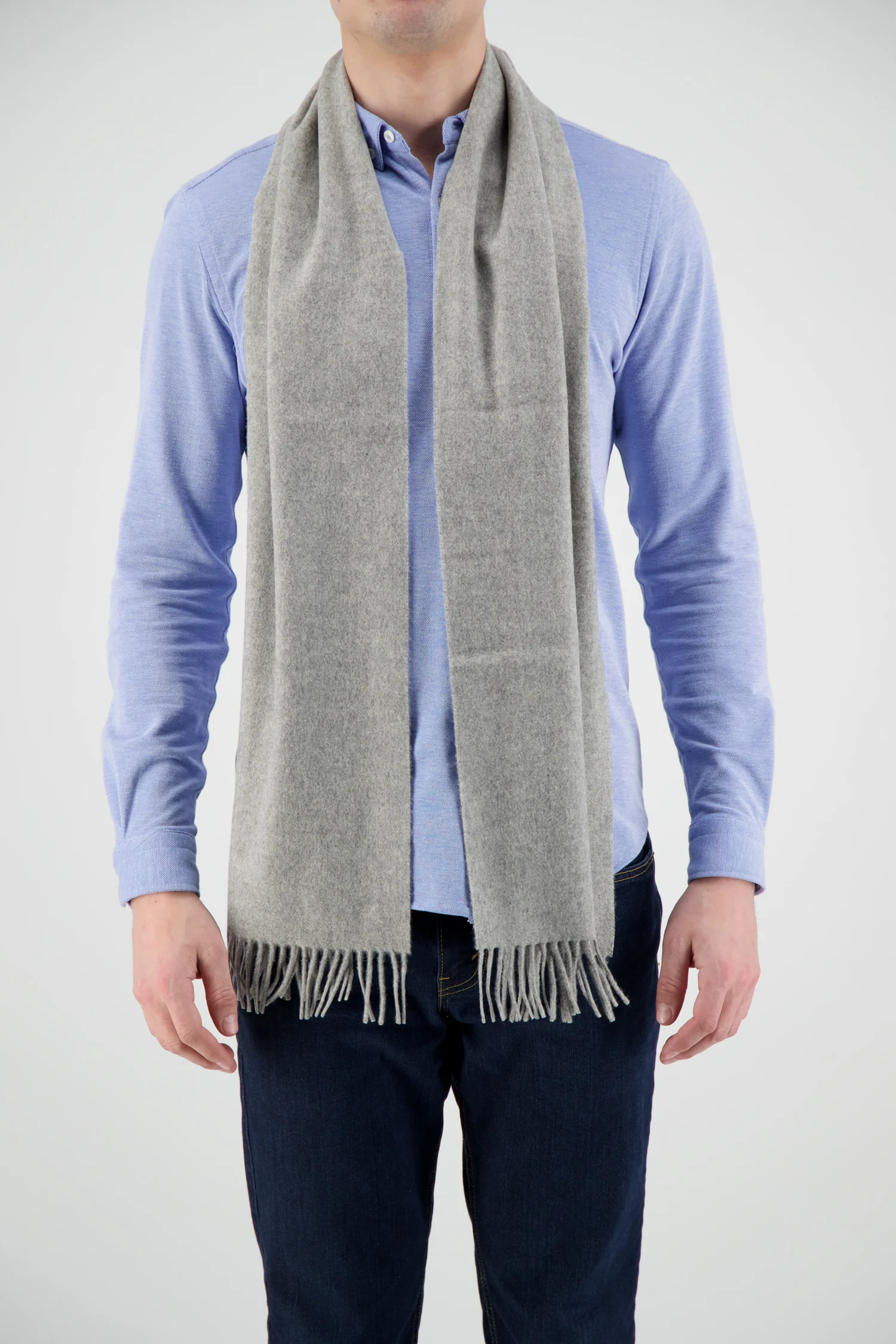 Joshua Ellis Grey Scarf - Image 2