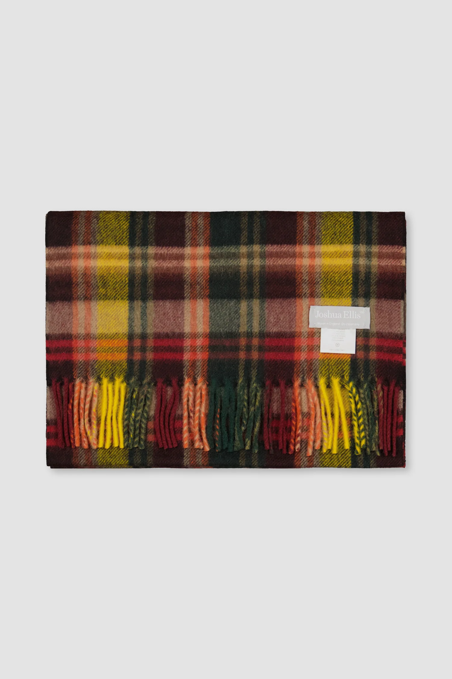 Joshua Ellis Todmorden Modern Tartan and Plaid Scarf - Image 2