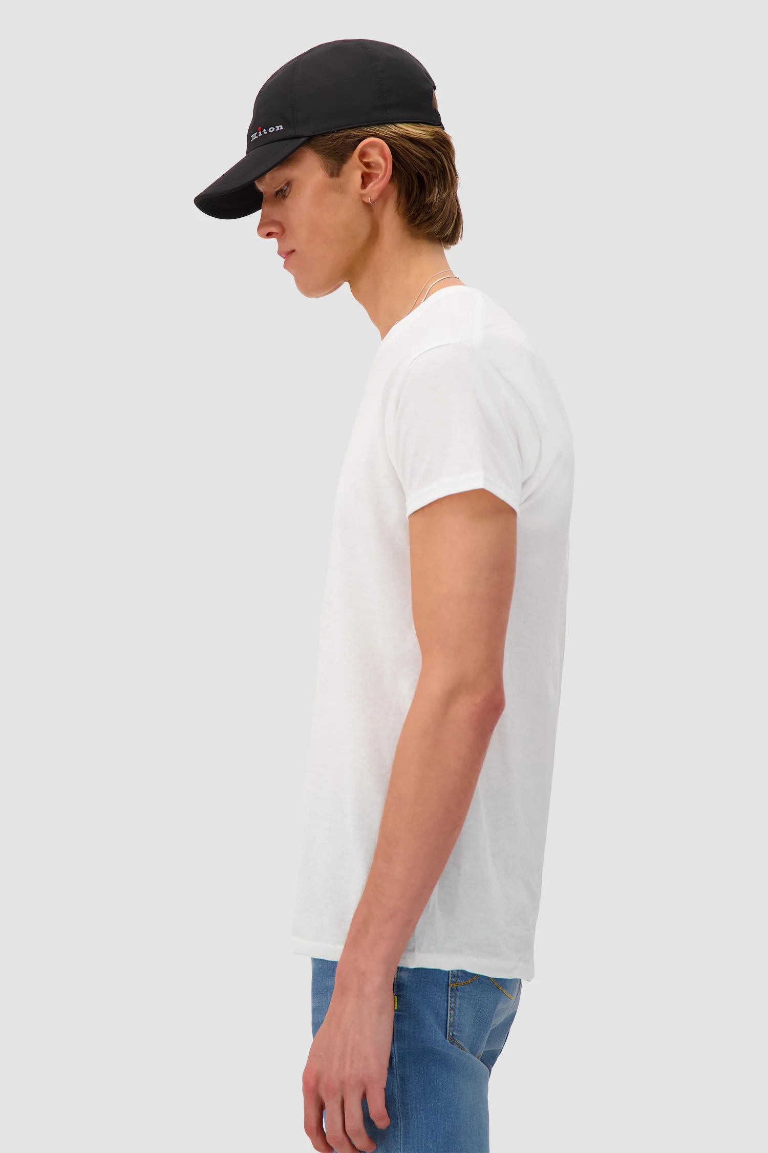 Kiton Black Baseball Cap - Image 4