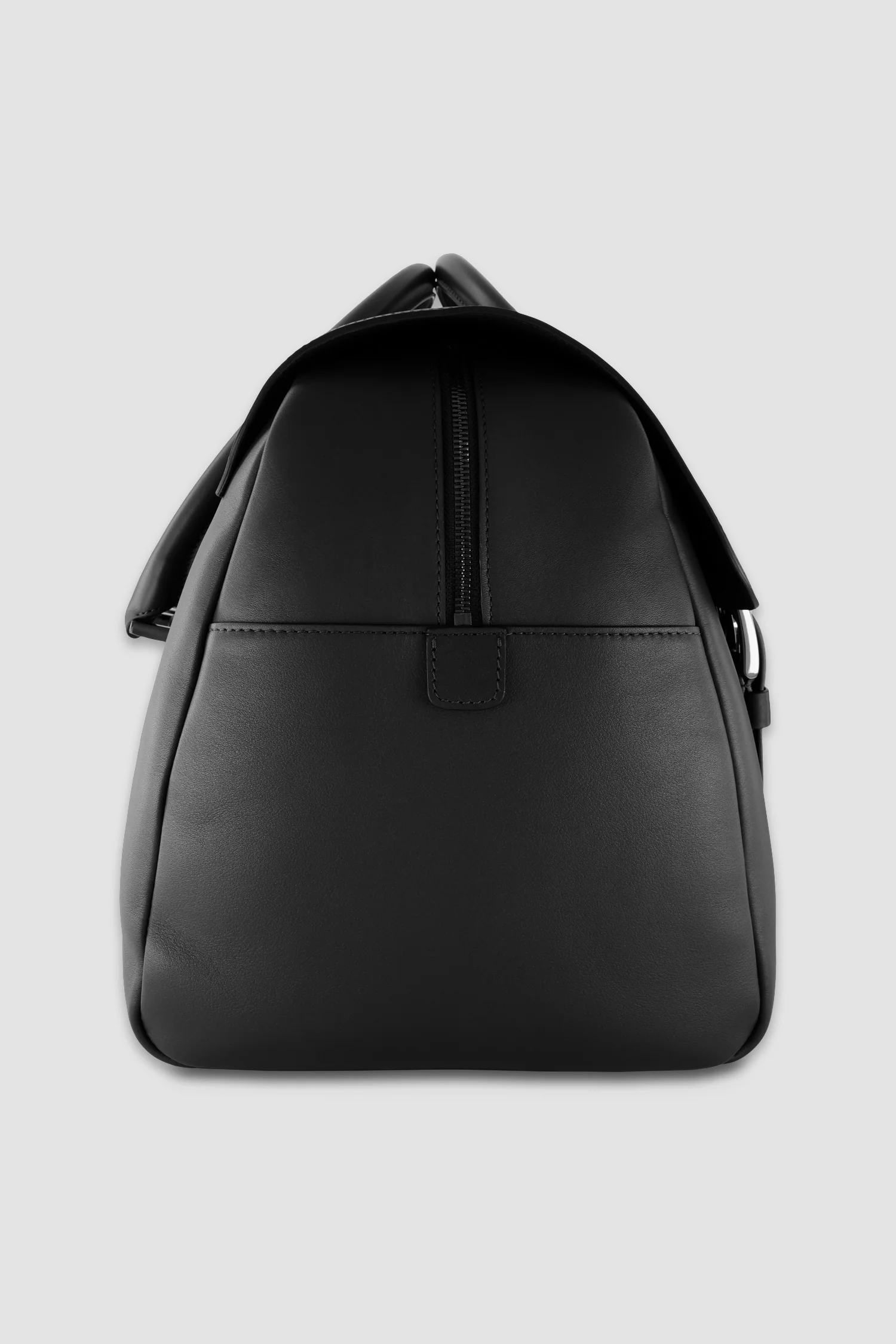 Kiton Black Calfskin Shopper Bag - Image 8
