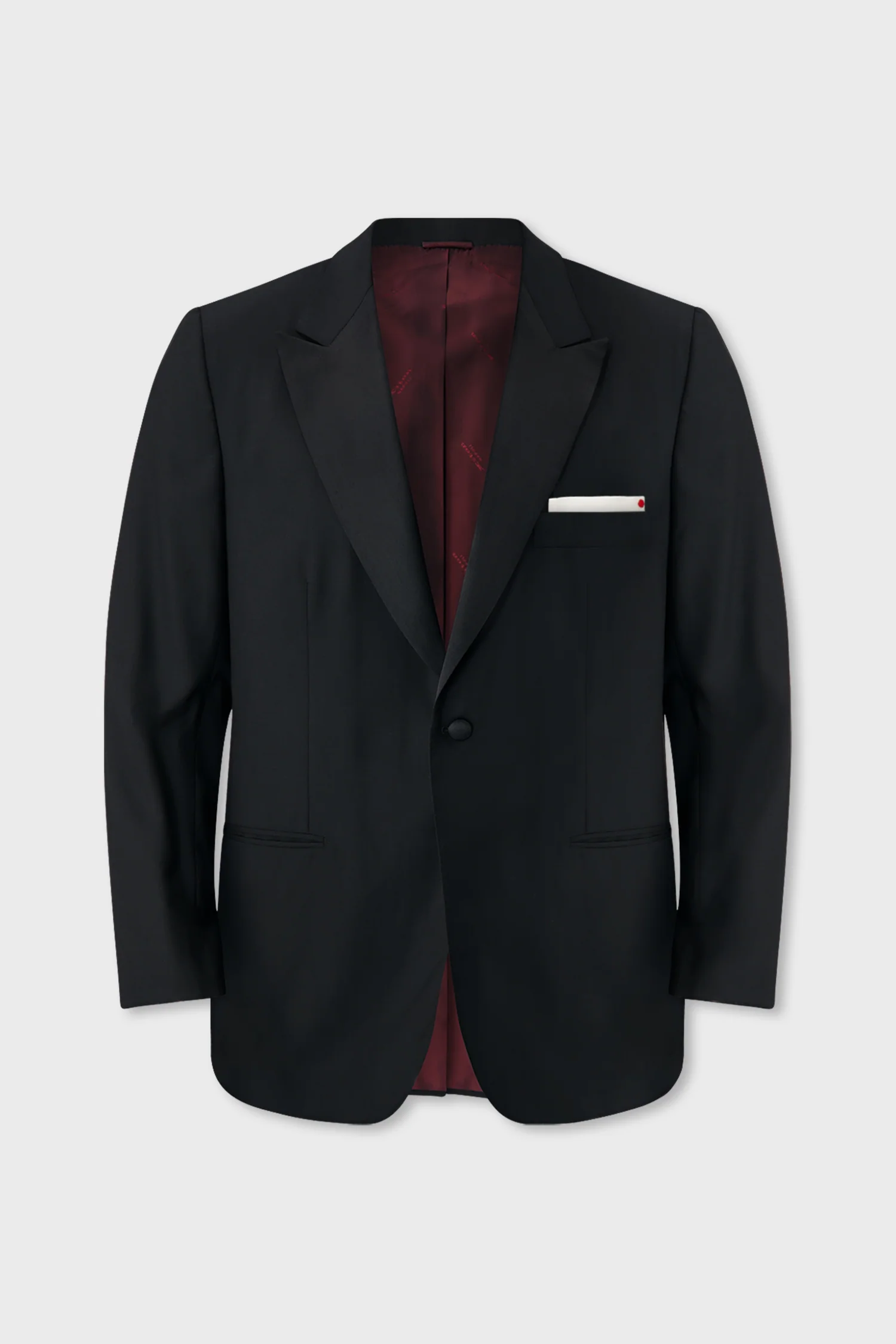 Kiton Black Smoking Tuxedo - Image 2