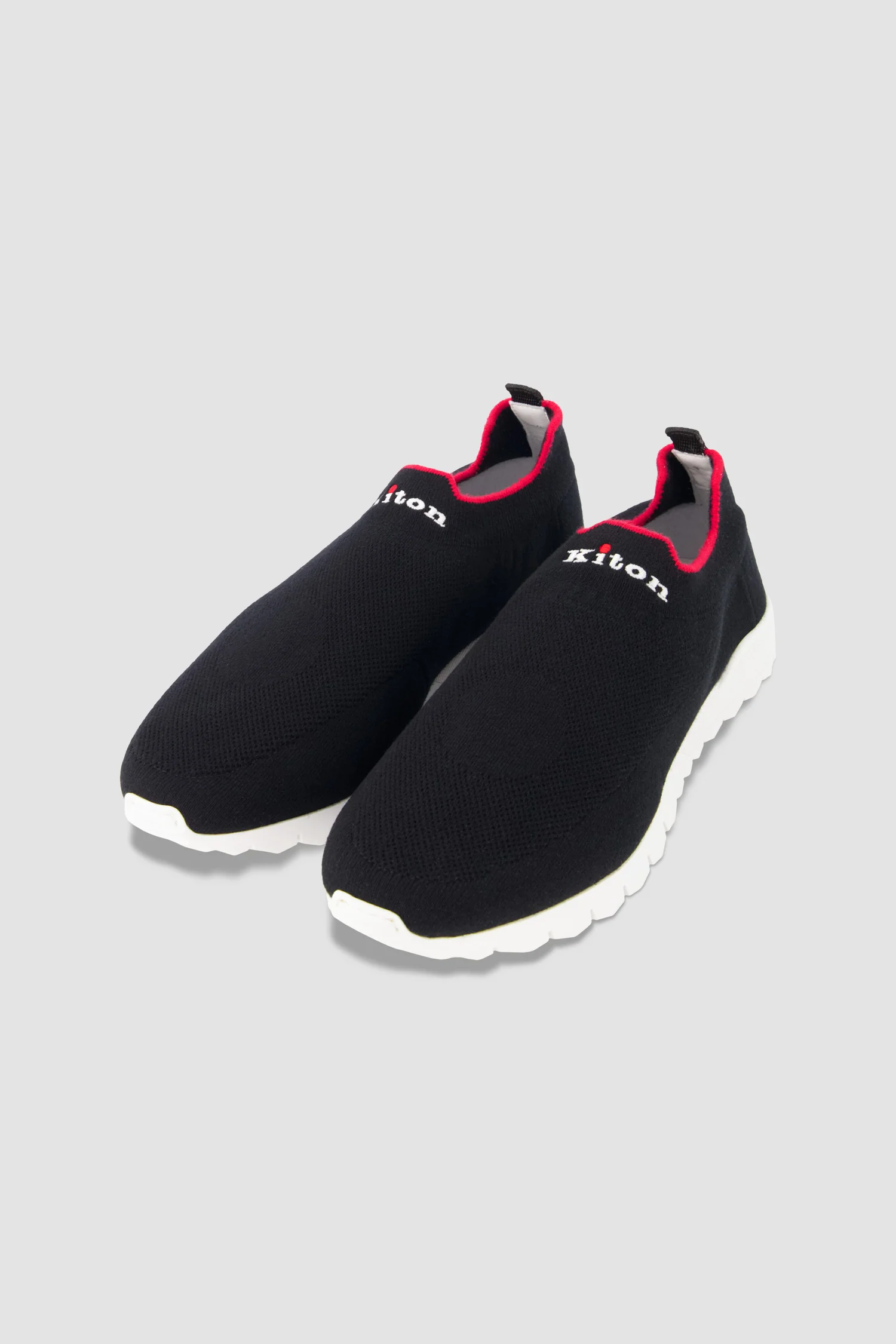 Kiton Black Sock Trainers - Image 2