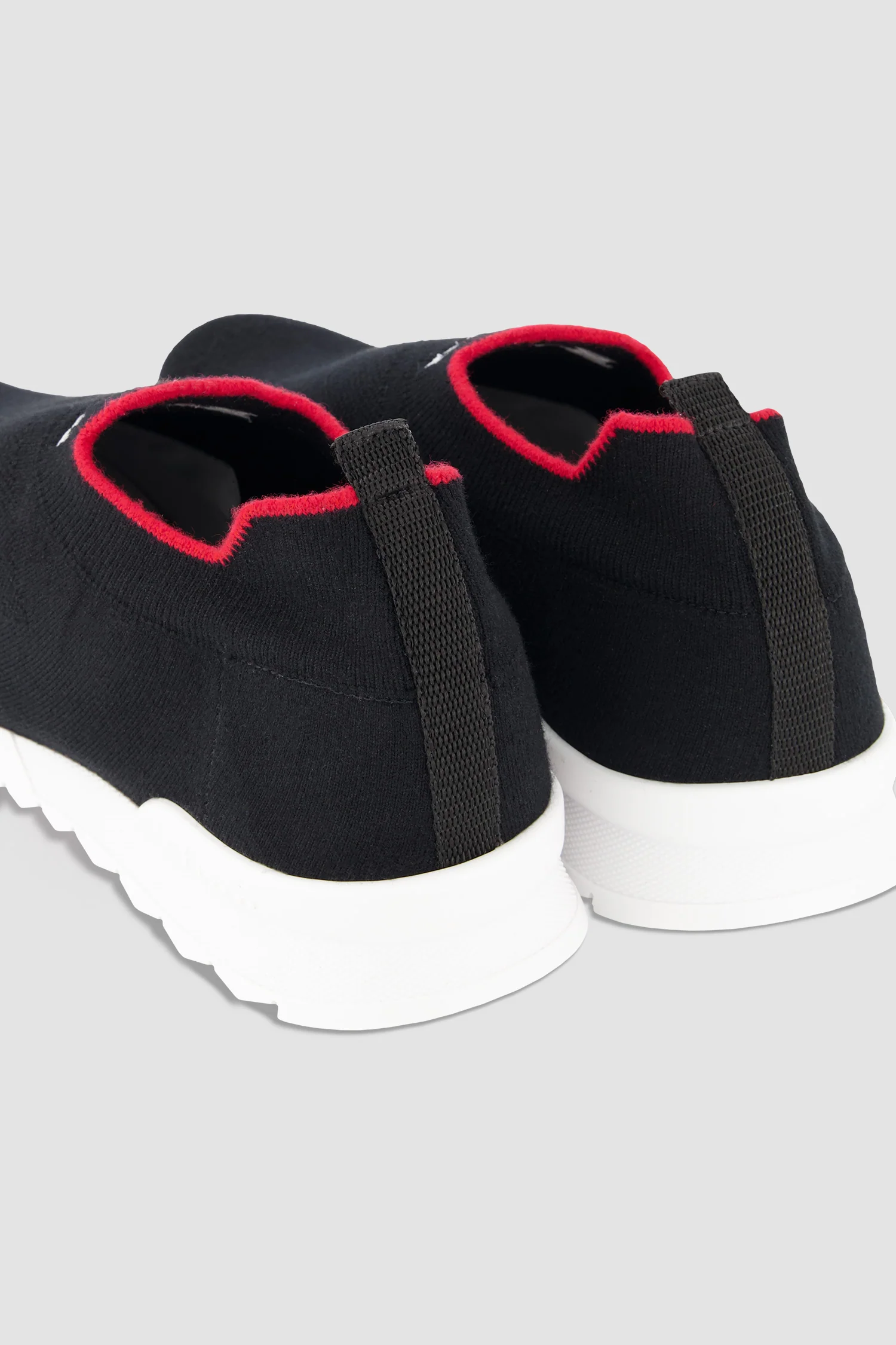 Kiton Black Sock Trainers - Image 4