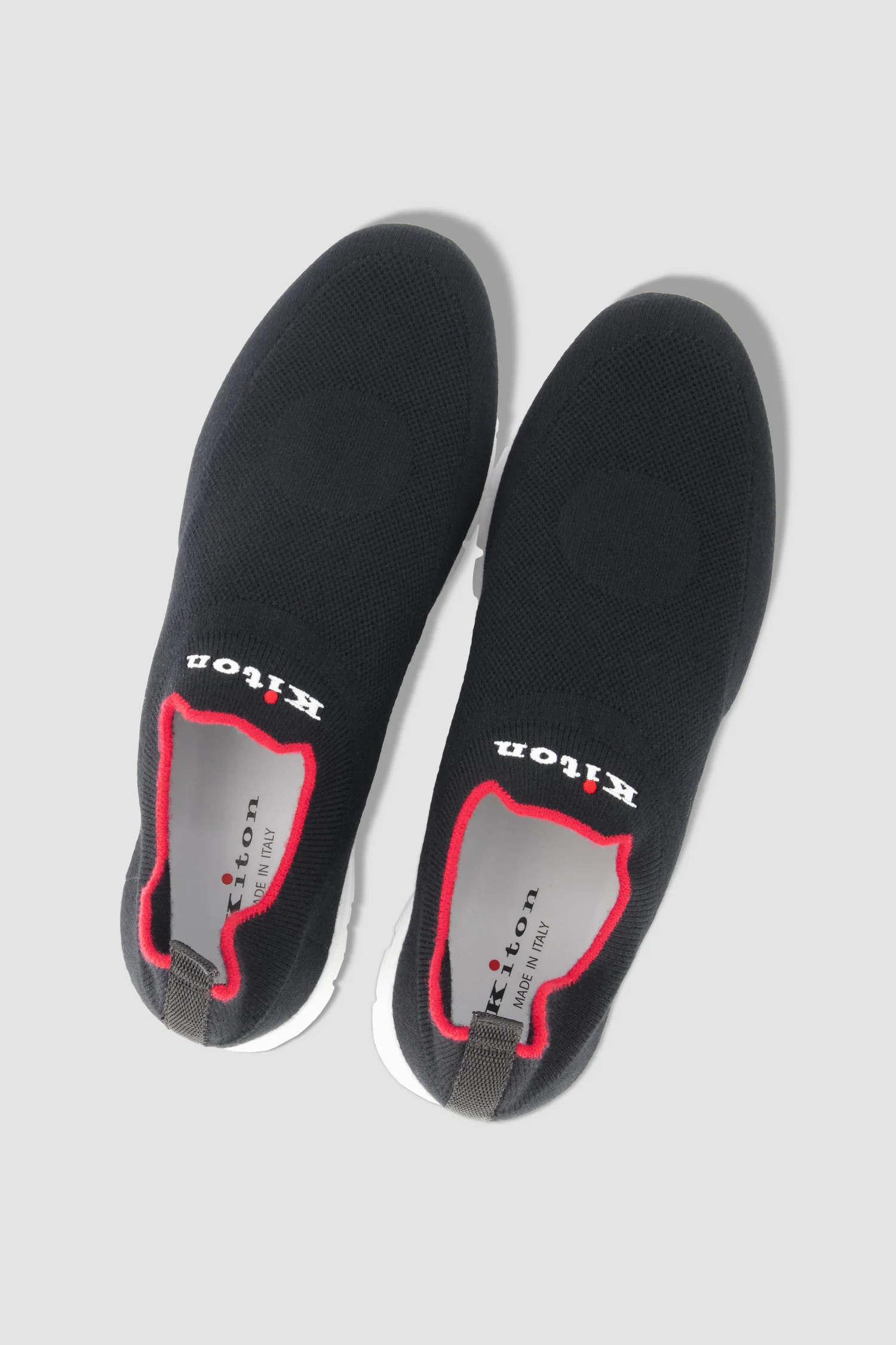 Kiton Black Sock Trainers - Image 6