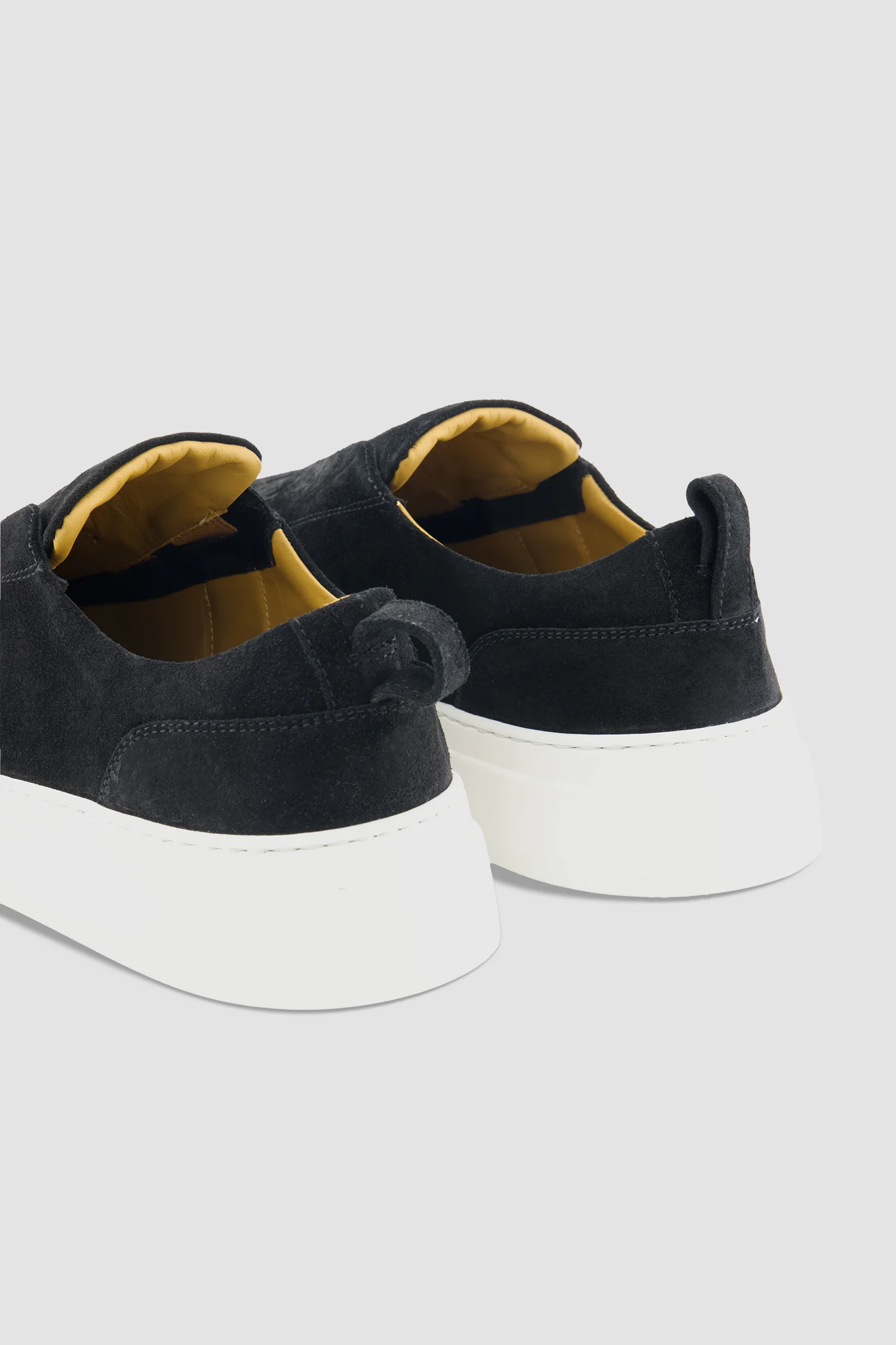 Kiton Black Suede Slip-On Sneakers - Image 5