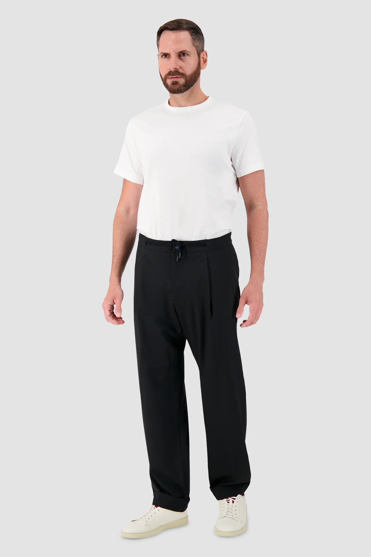 Kiton Black Wool Trousers - Image 4