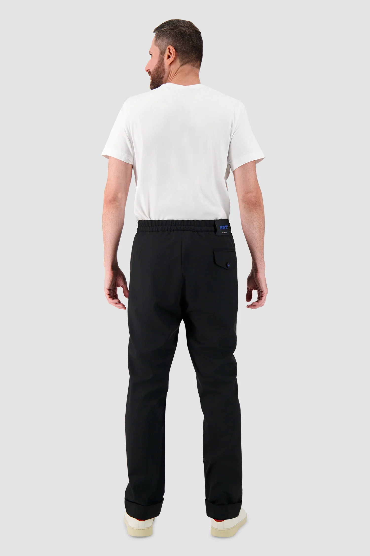Kiton Black Wool Trousers - Image 5