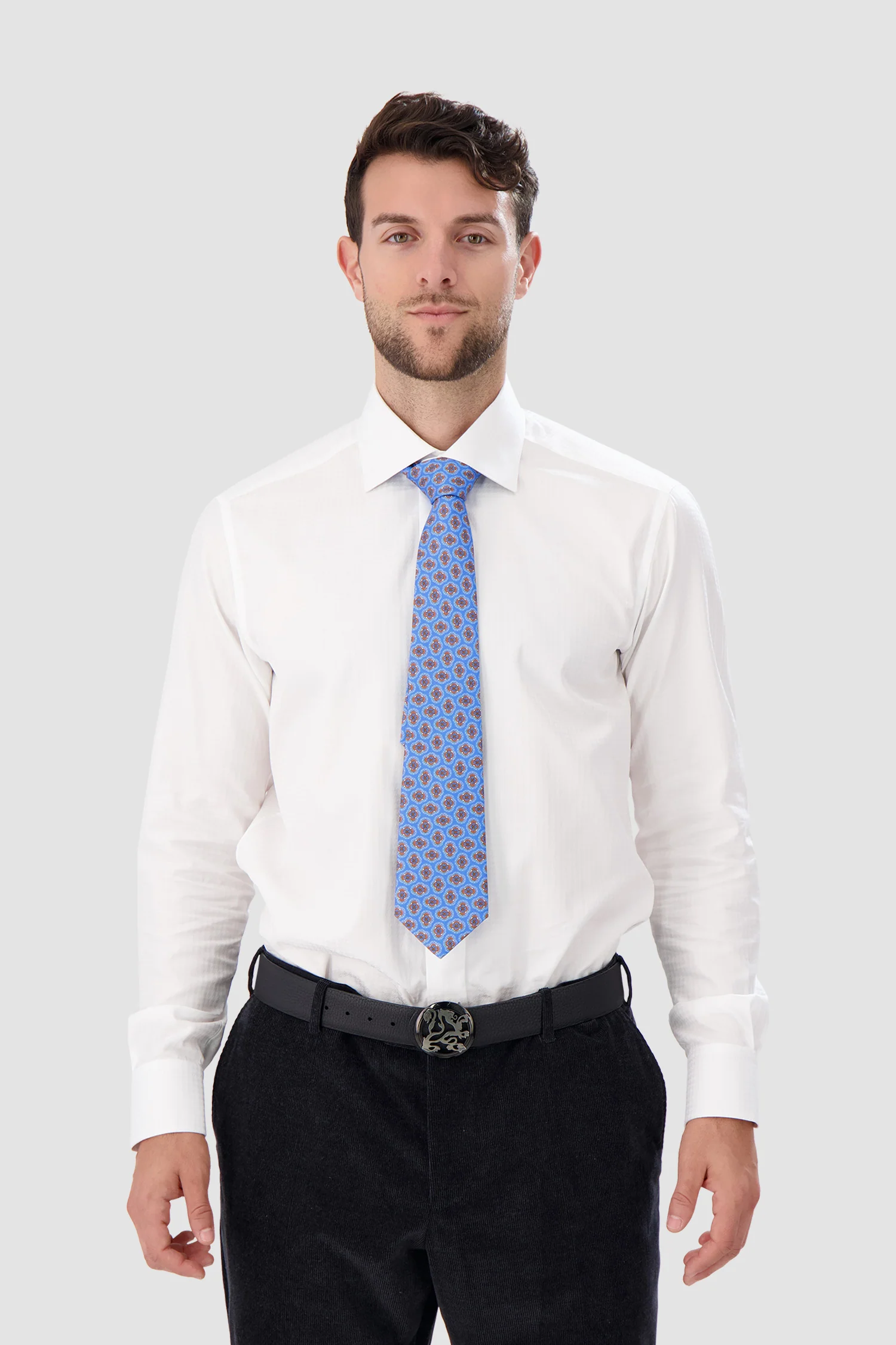Kiton Blue Silk Tie - Image 2