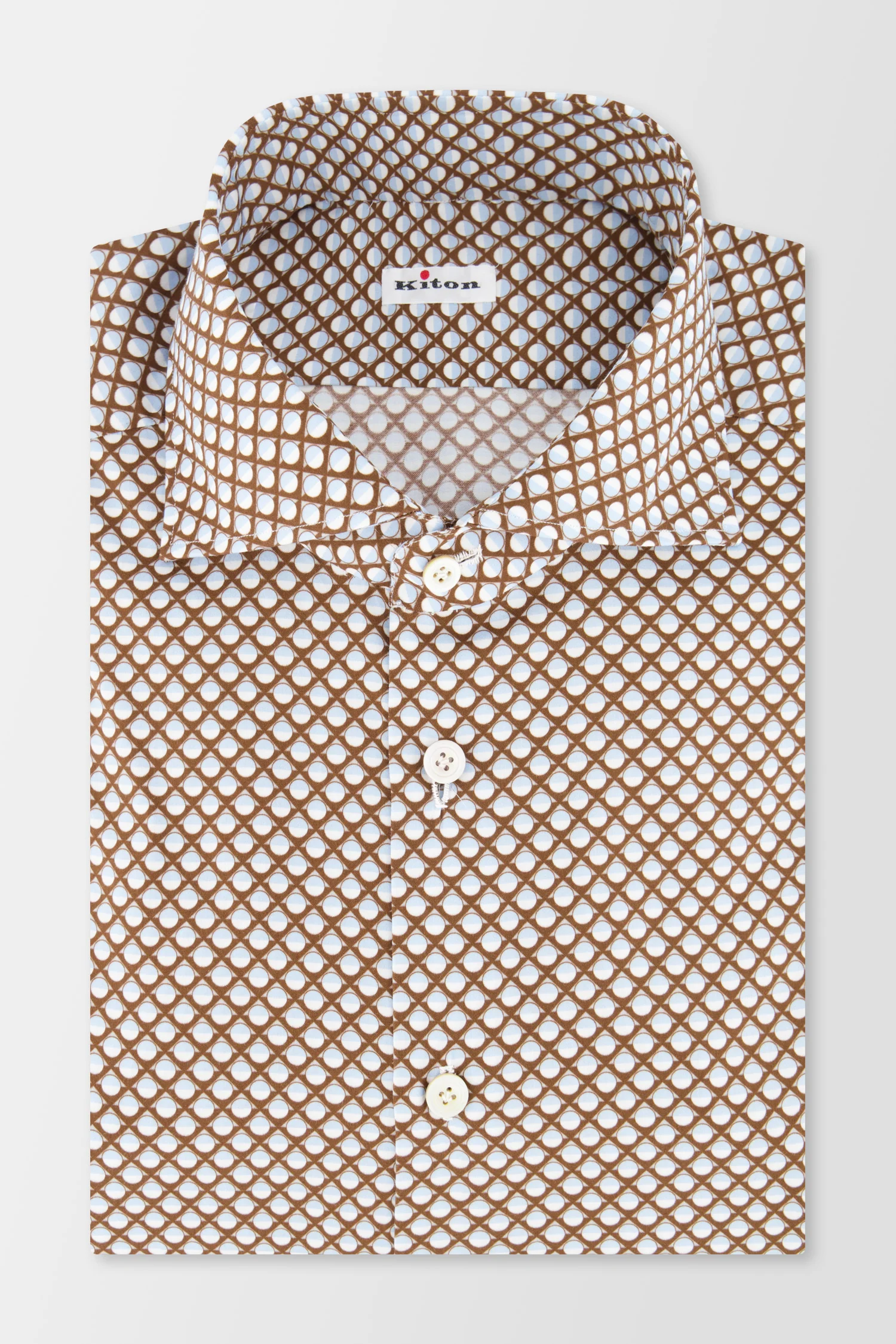 Kiton Brown Shirt