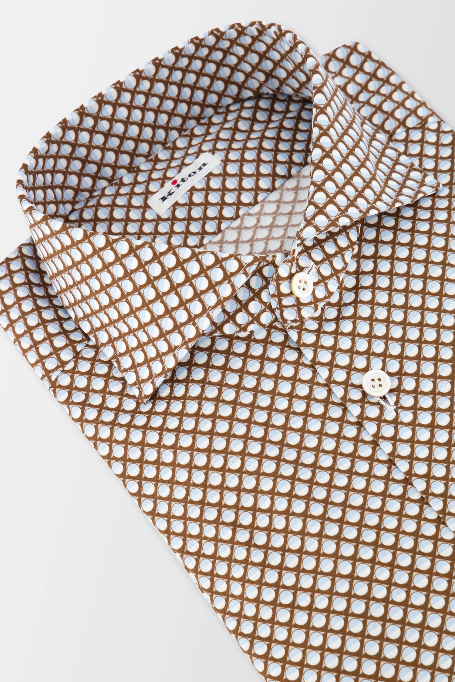 Kiton Brown Shirt - Image 2